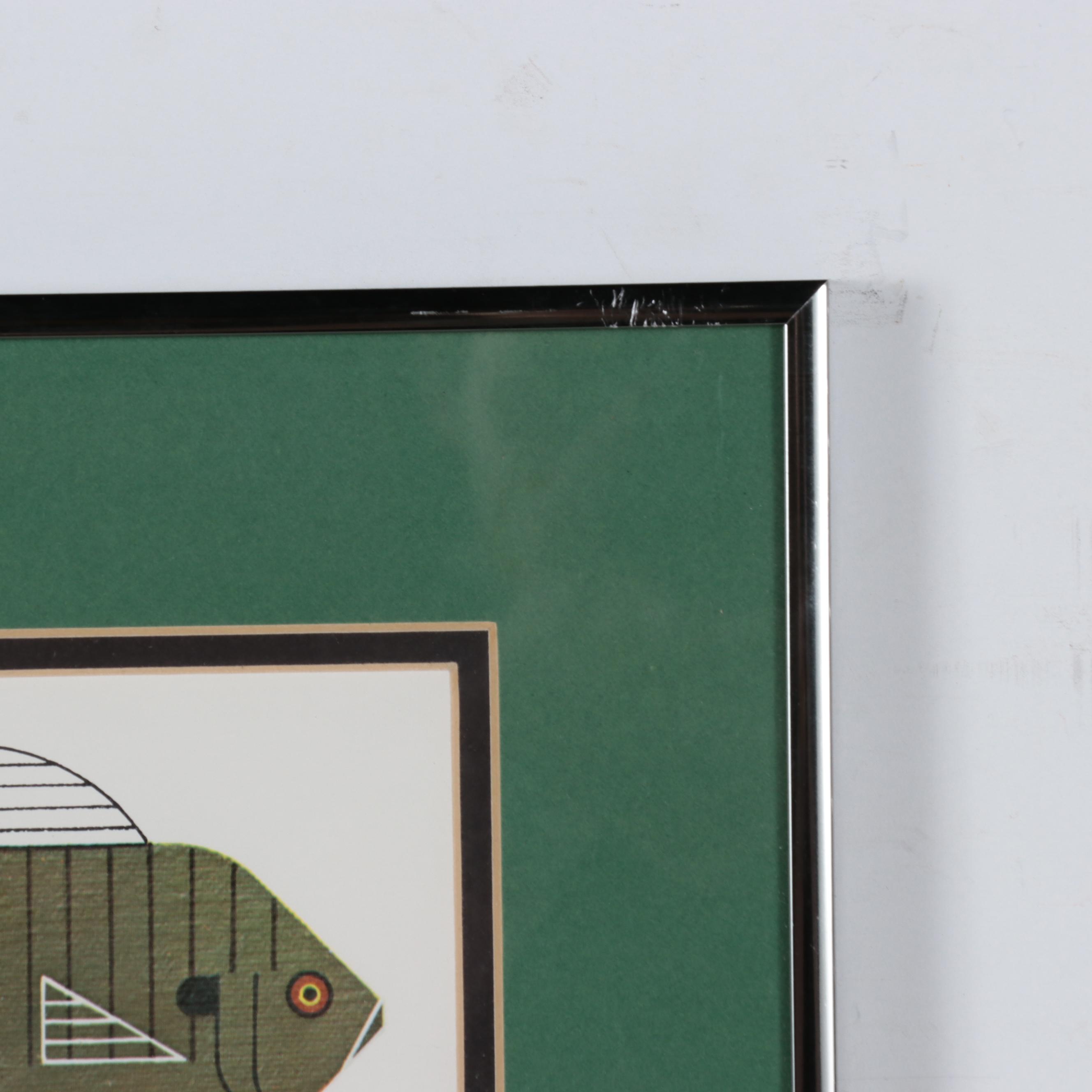 Offset Lithograph After Charley Harper of Animals, Late 20th Century