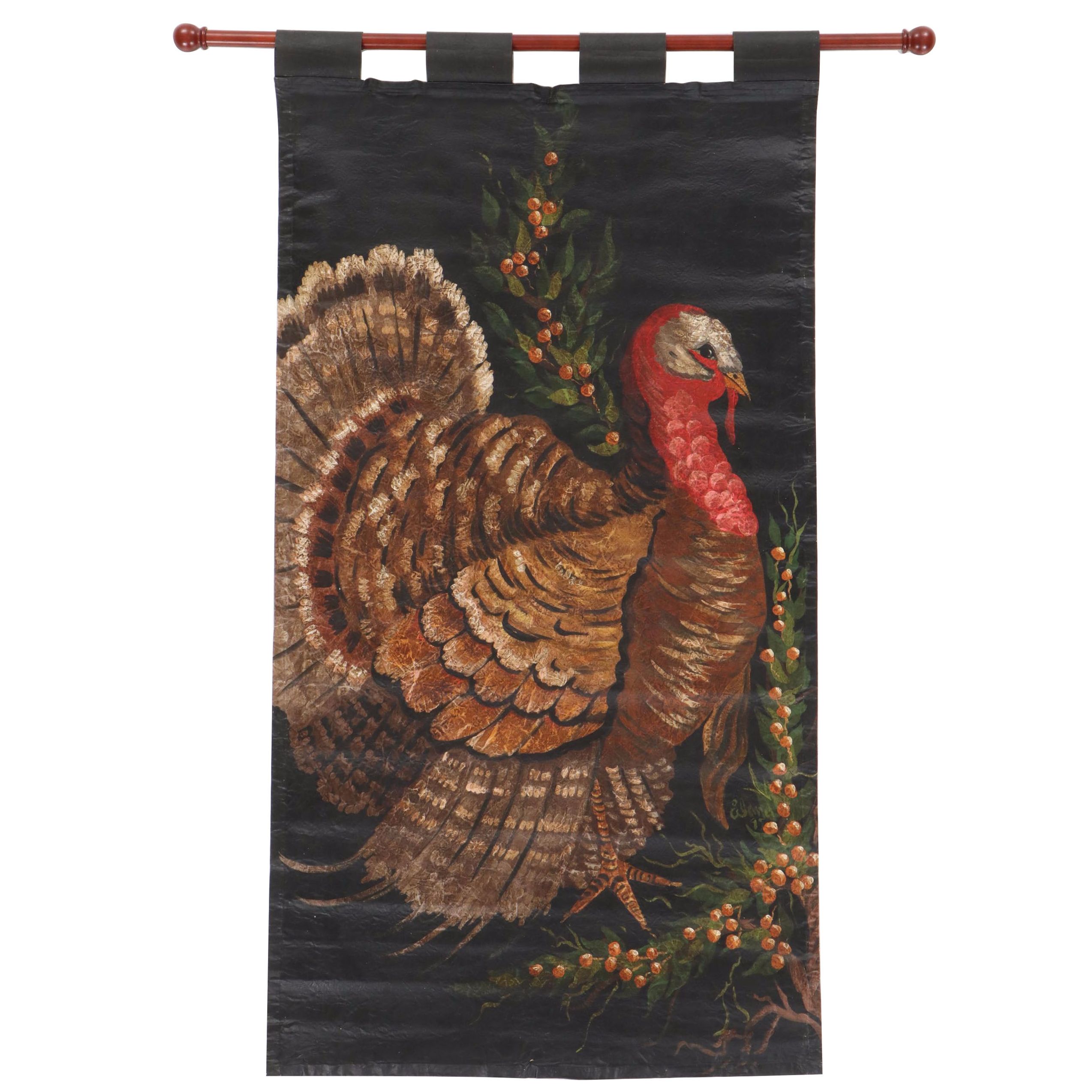 Acrylic Painting Hanging Mural of Turkey, 1999