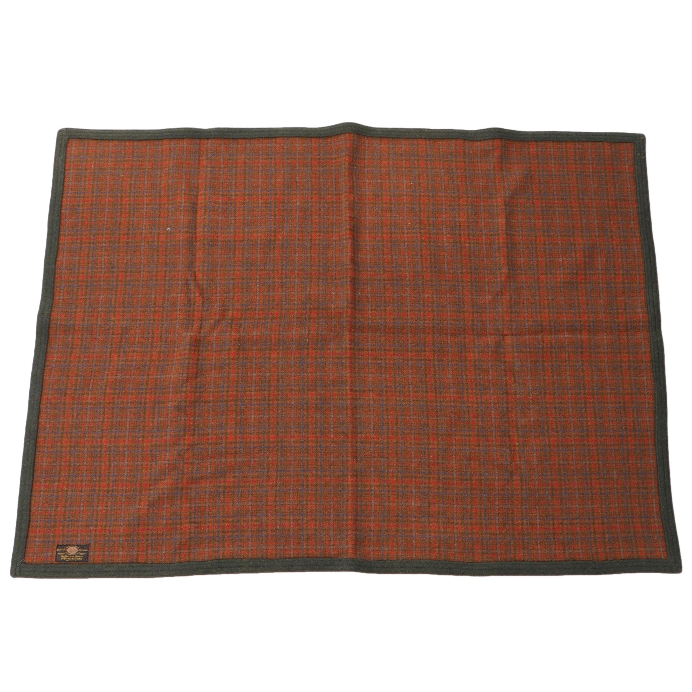 Beckman Company Ohio Wool Plaid Throw