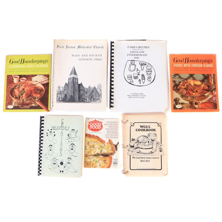 "Good Housekeeping's Food with Flavor" and More Community Cookbooks and Yearbook