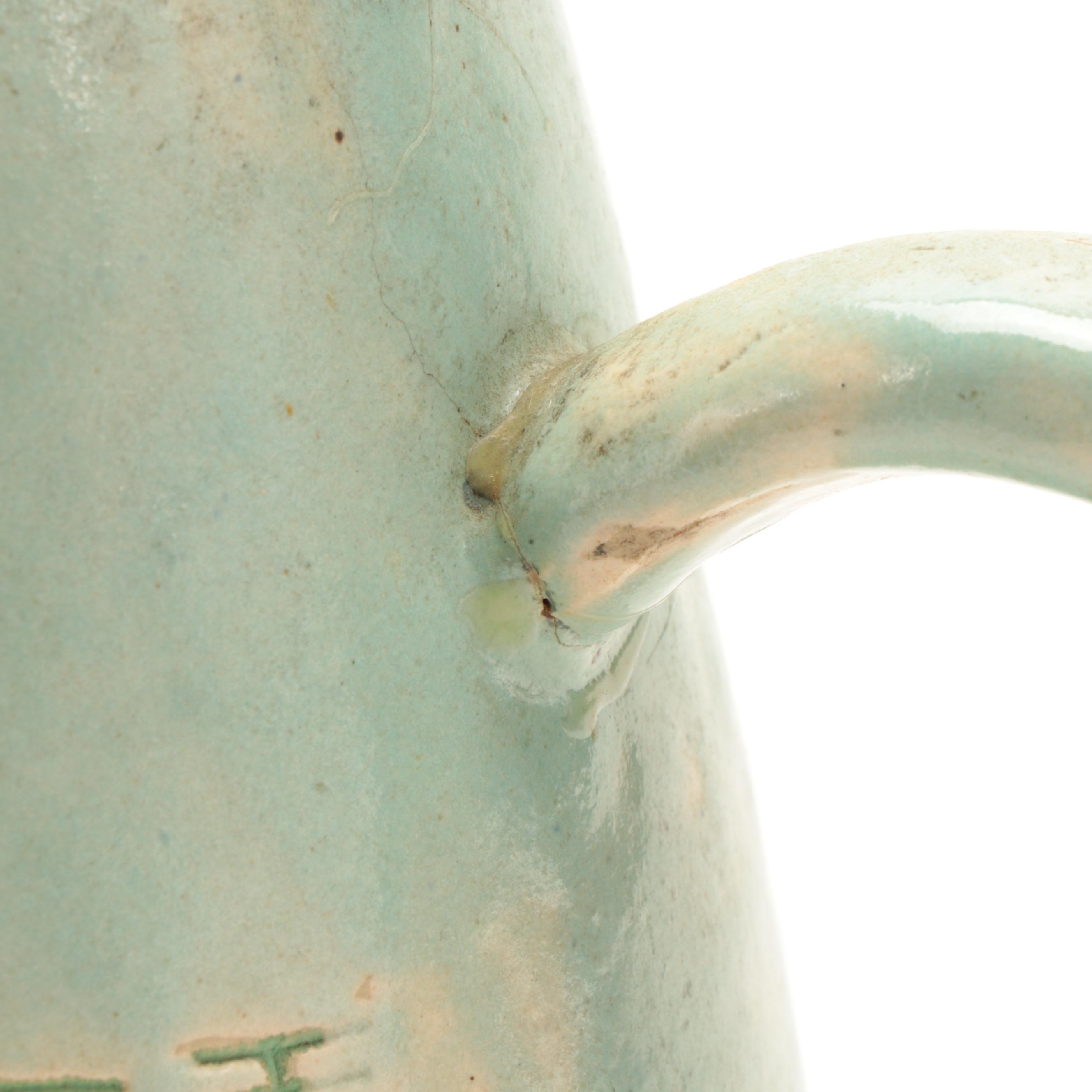 Dana Vietnam Pottery Pitcher with Other Ceramic Ashtray