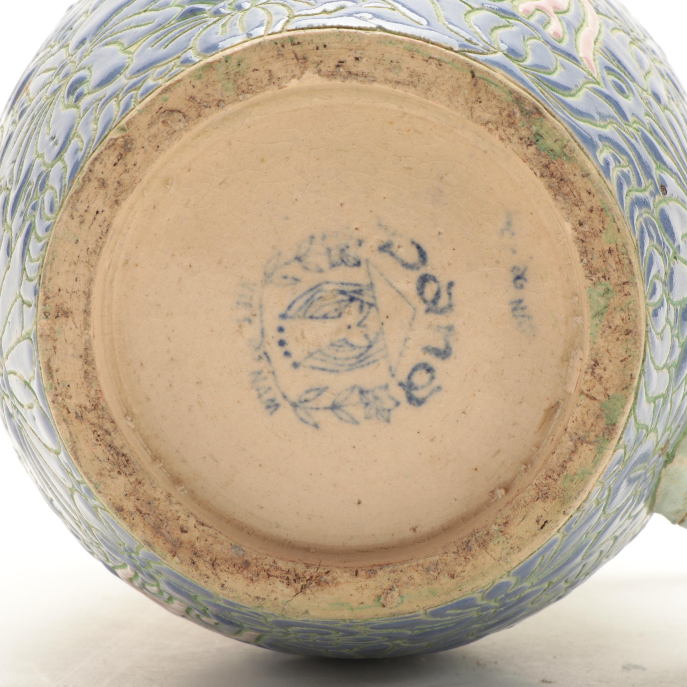 Dana Vietnam Pottery Pitcher with Other Ceramic Ashtray