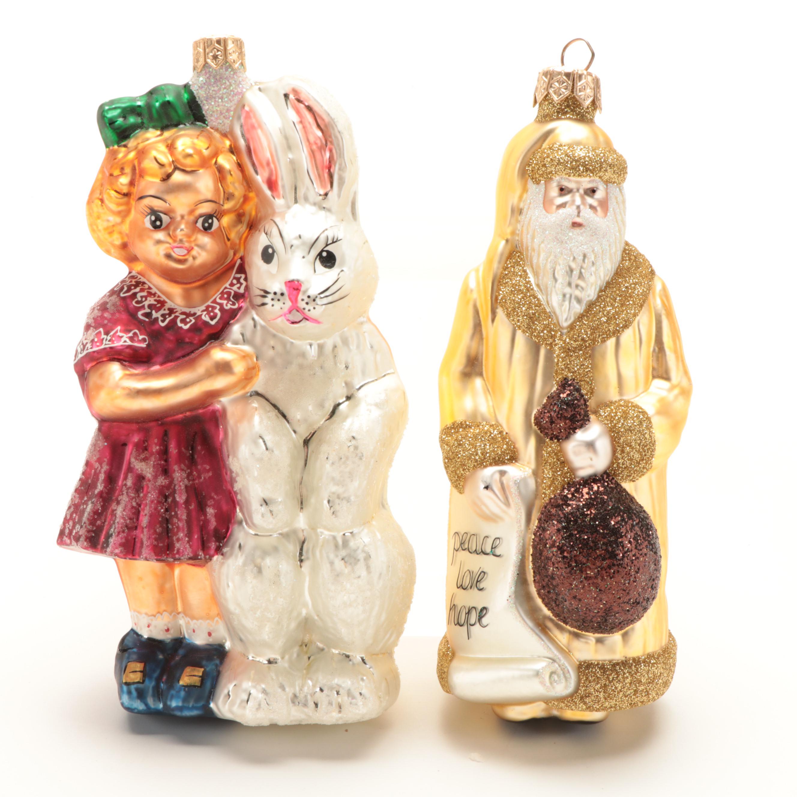 Christopher Radko Blown Glass Ornaments