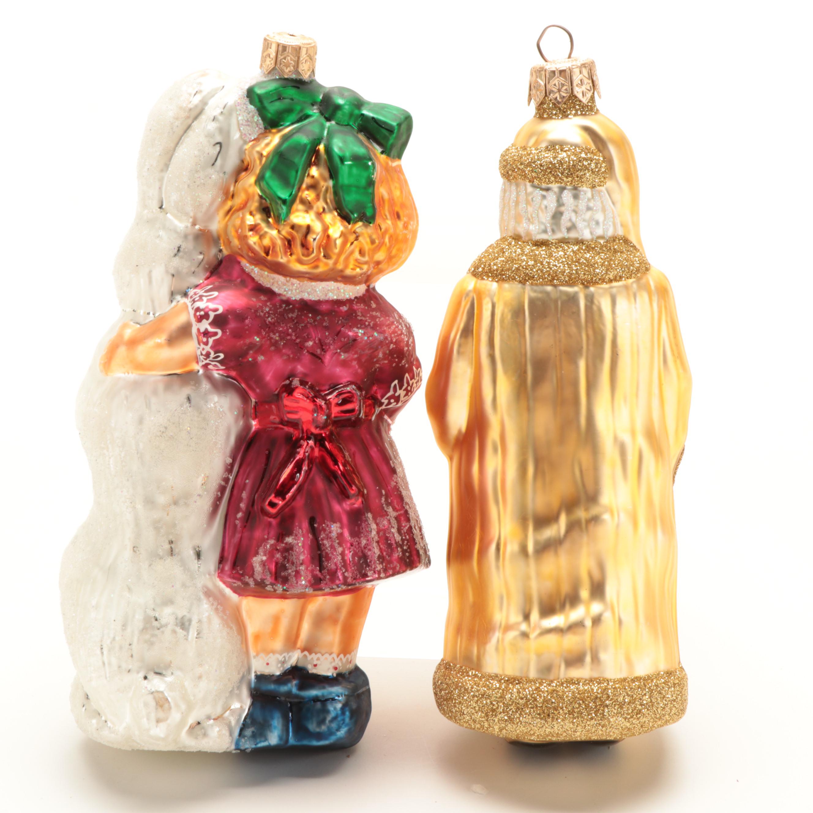 Christopher Radko Blown Glass Ornaments