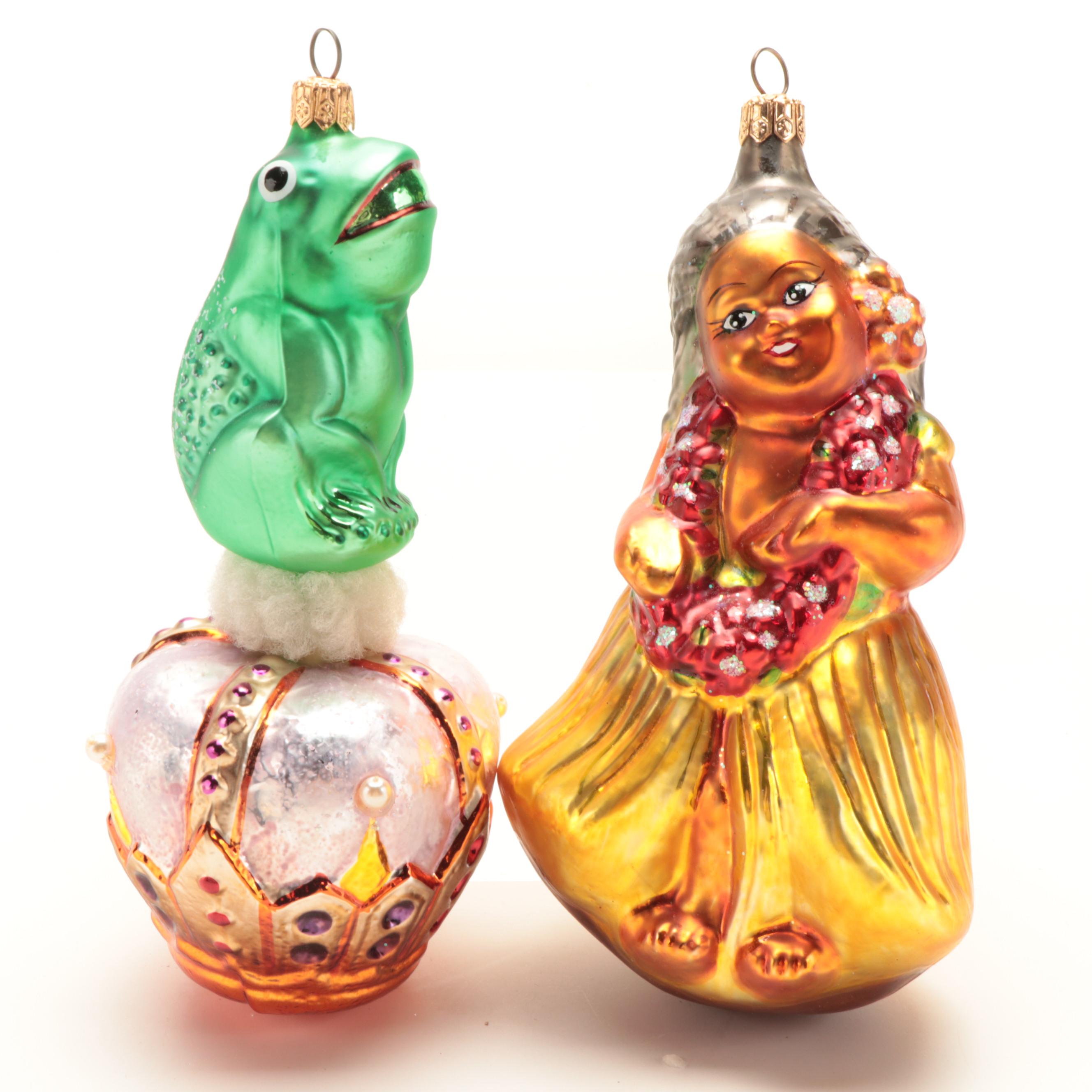 Christopher Radko Blown Glass Ornaments