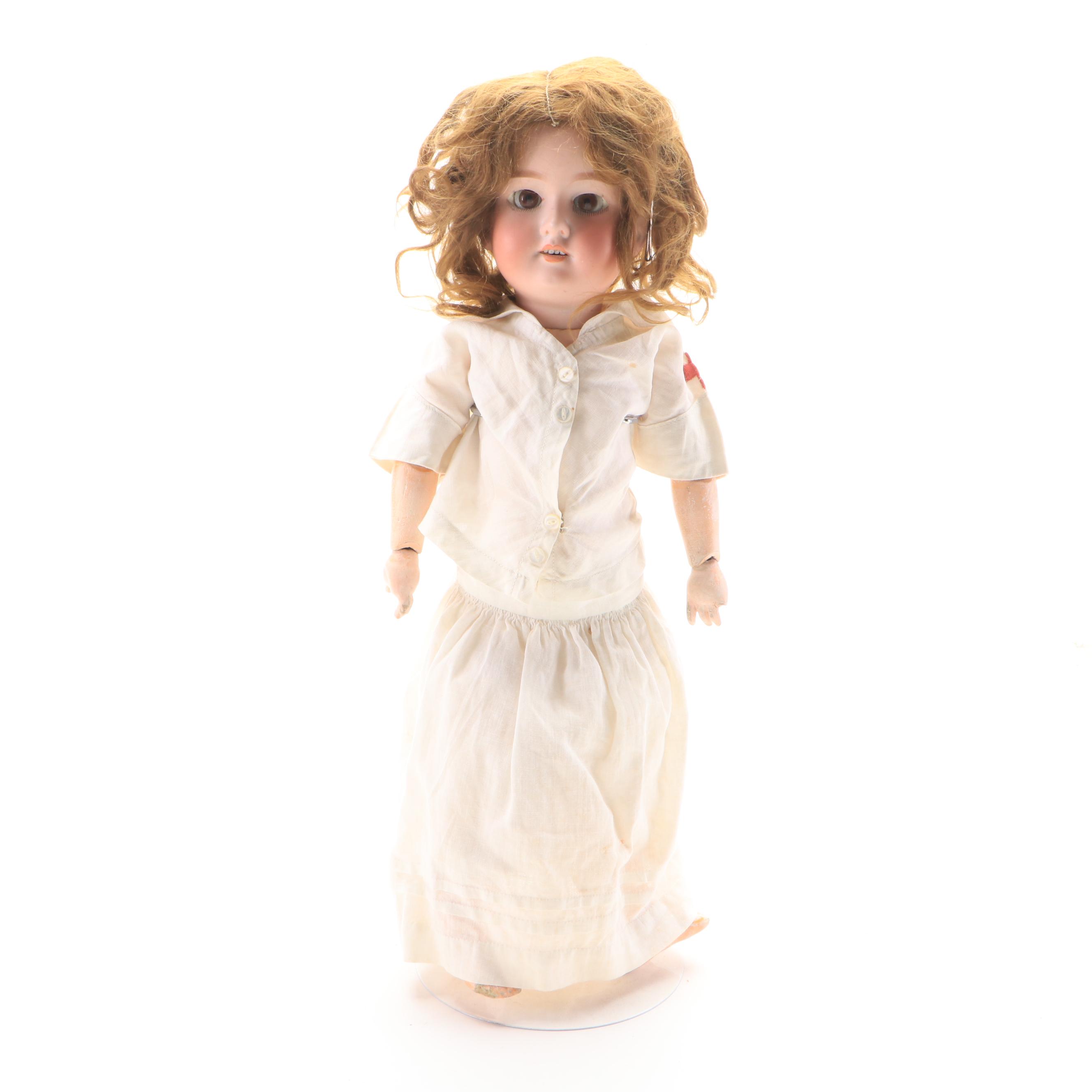 Armand Marseille 390 Child Doll and Other German Bisque Head Dolls