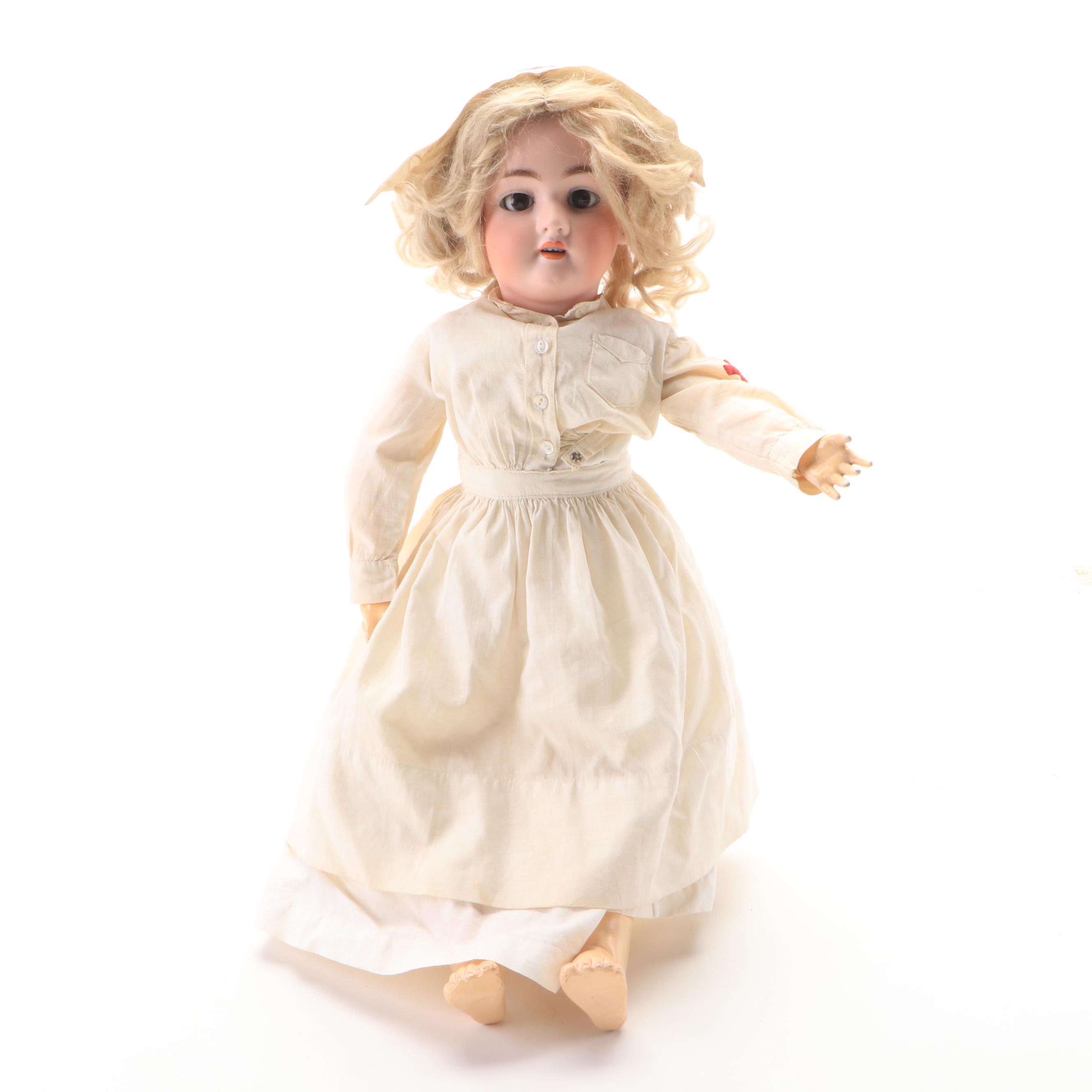 Armand Marseille 390 Child Doll and Other German Bisque Head Dolls