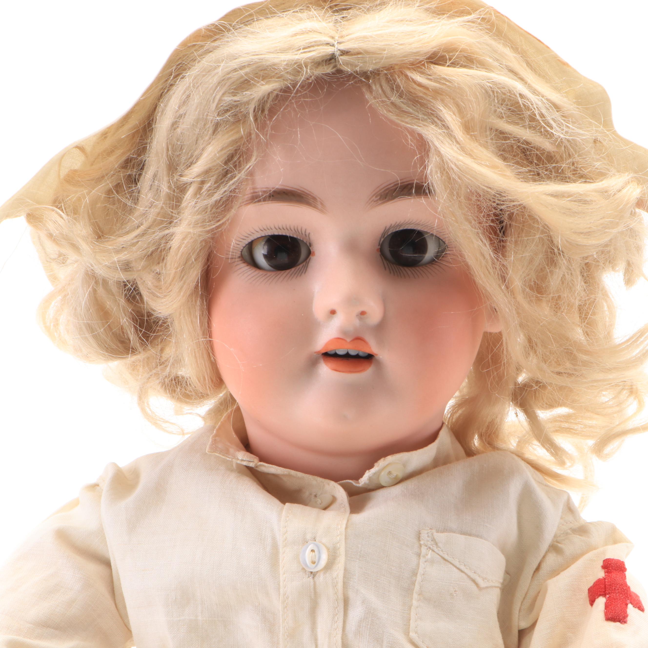 Armand Marseille 390 Child Doll and Other German Bisque Head Dolls
