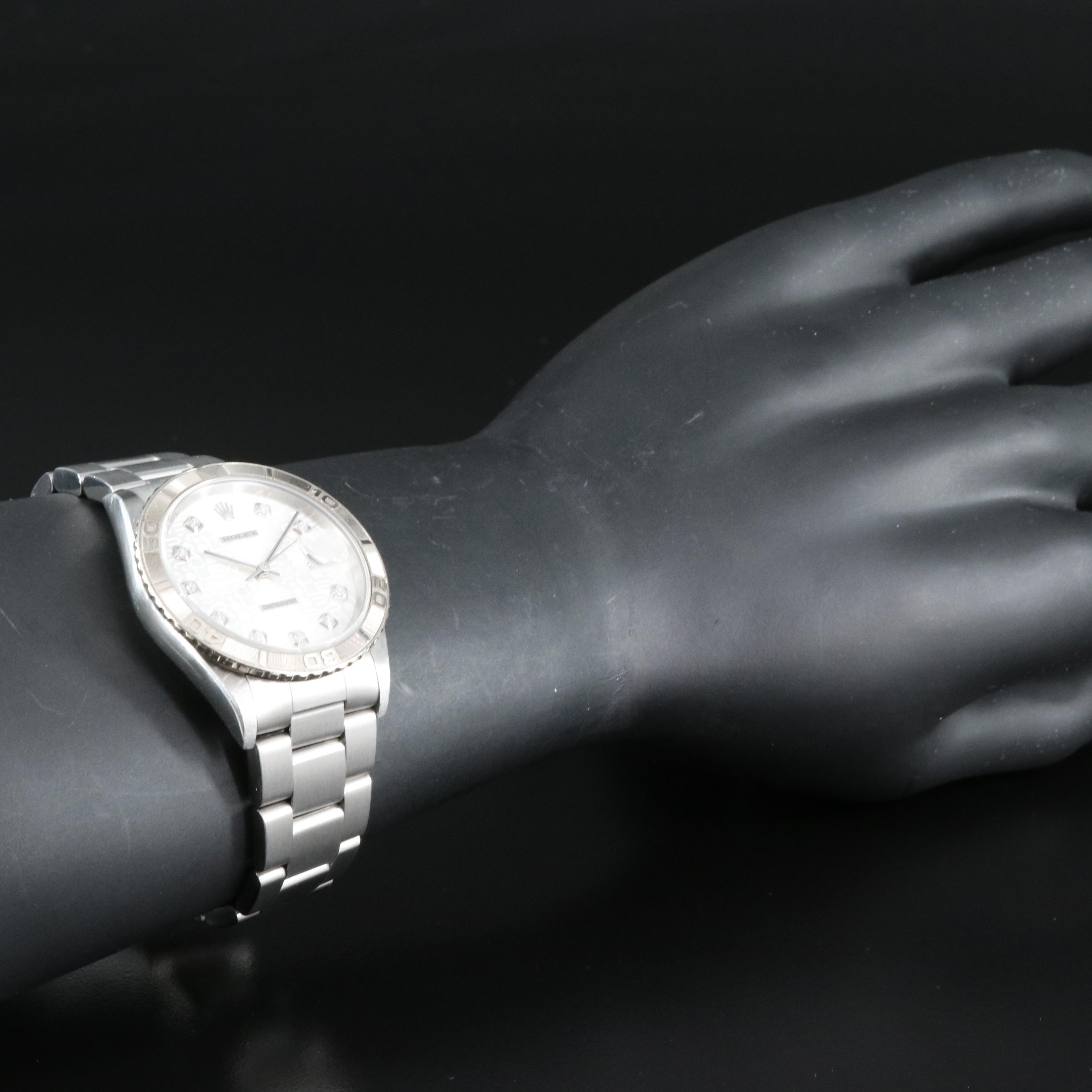 2004 Rolex Turnograph Diamond Silver Jubilee Dial, Datejust Watch