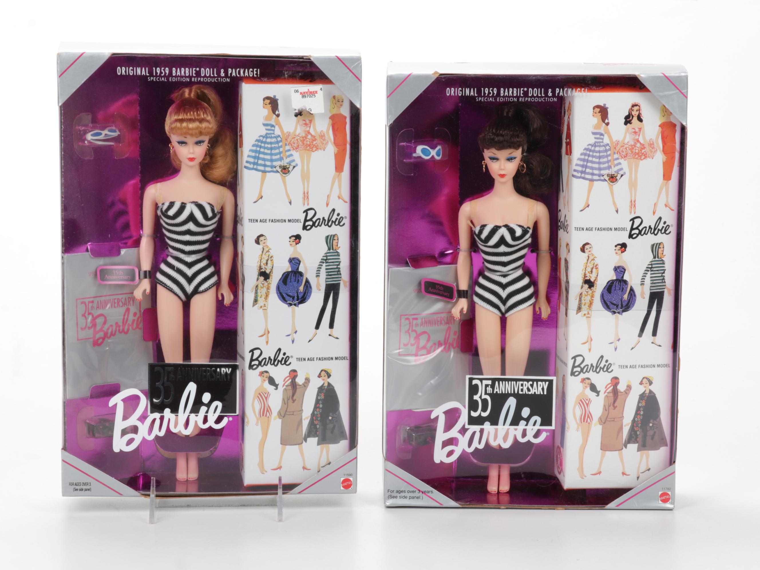 Mattel "Crystal Barbie & Ken" with Other Special Edition Dolls