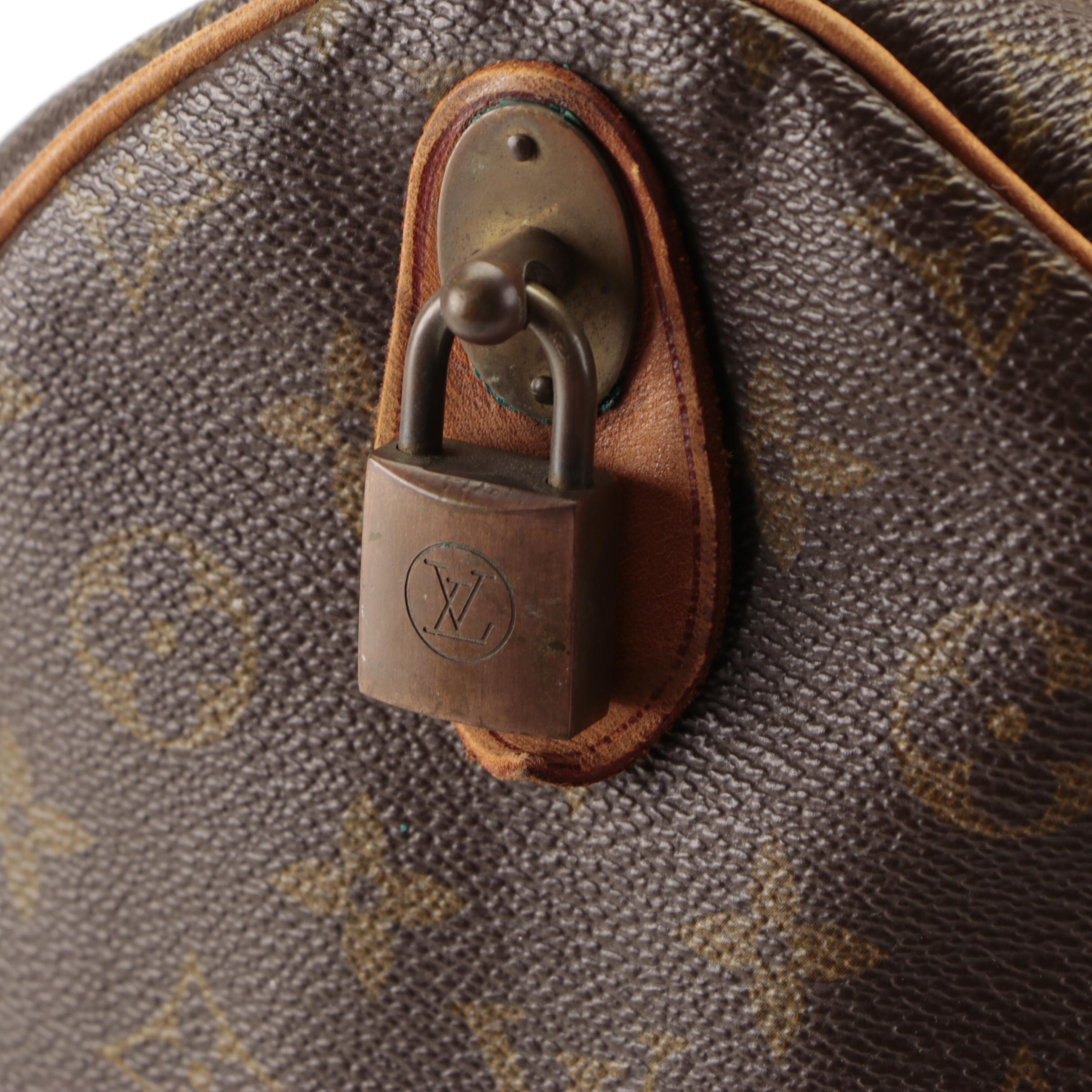 Louis Vuitton Keepall 55 in Monogram Canvas and Vachetta Leather