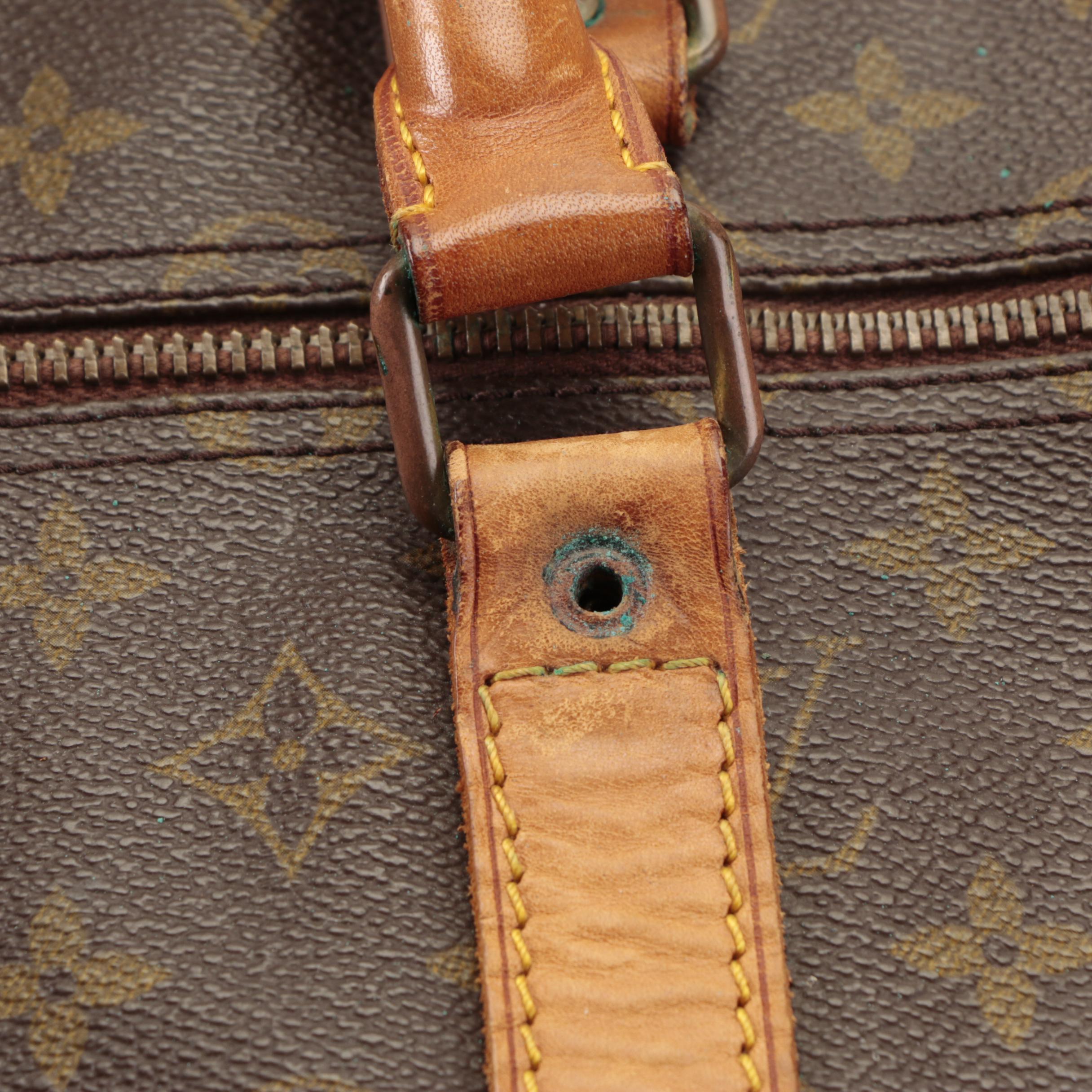 Louis Vuitton Keepall 55 in Monogram Canvas and Vachetta Leather
