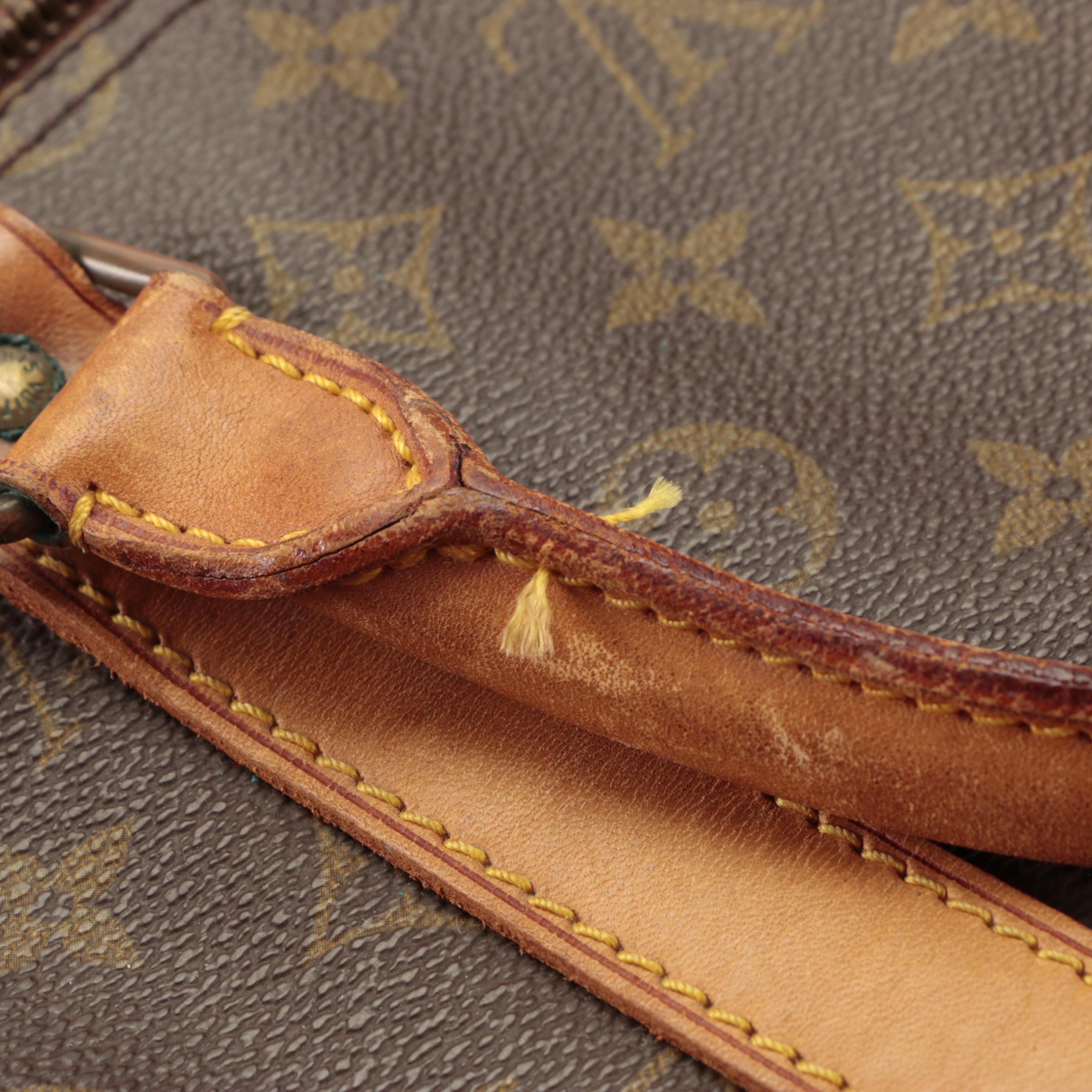 Louis Vuitton Keepall 55 in Monogram Canvas and Vachetta Leather