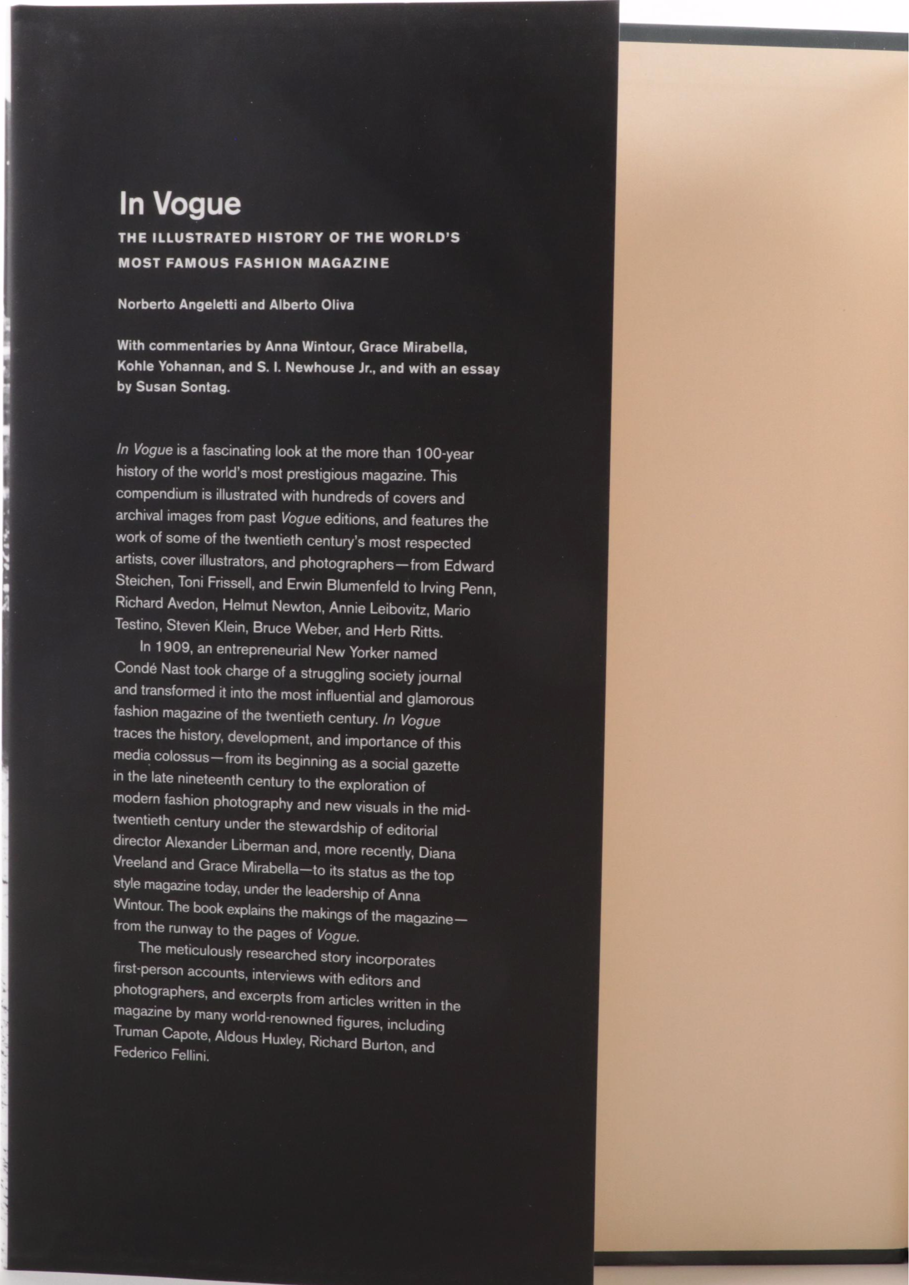 First Edition "In Vogue" by Norberto Angeletti and Alberto Oliva, 2006