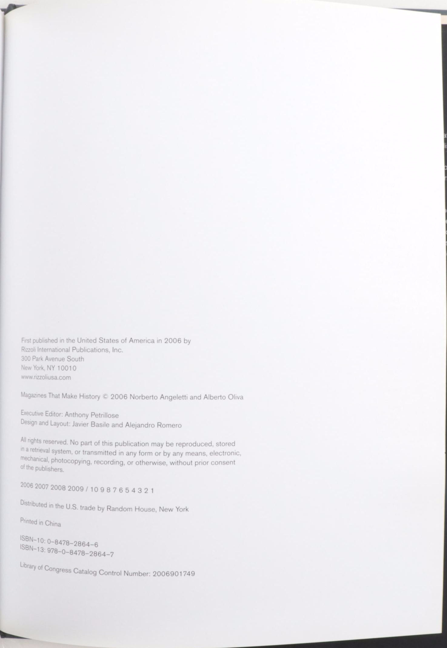 First Edition "In Vogue" by Norberto Angeletti and Alberto Oliva, 2006