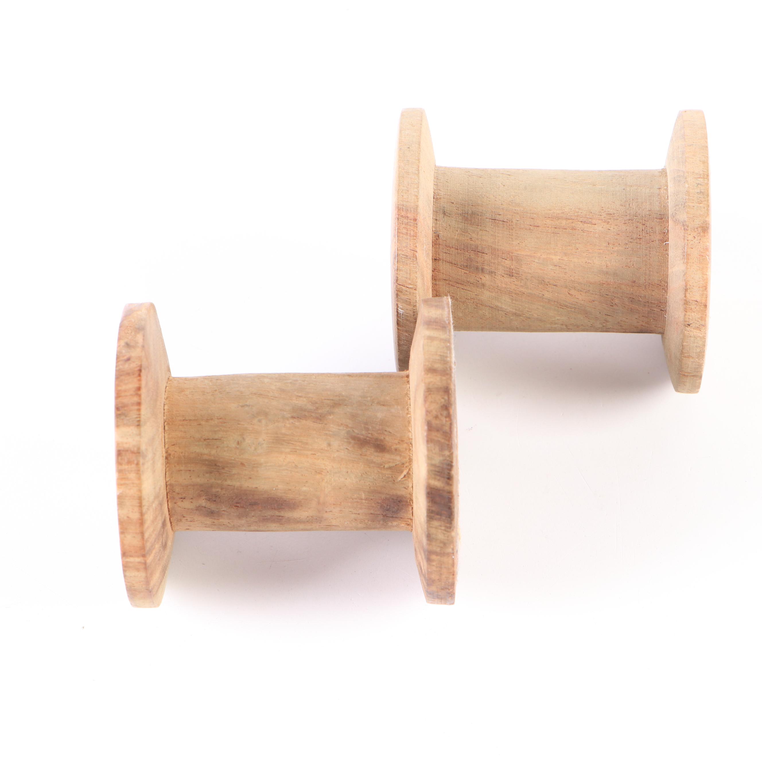 American Paper Tube Co. and Other Wooden Spools, Early to Mid-20th Century