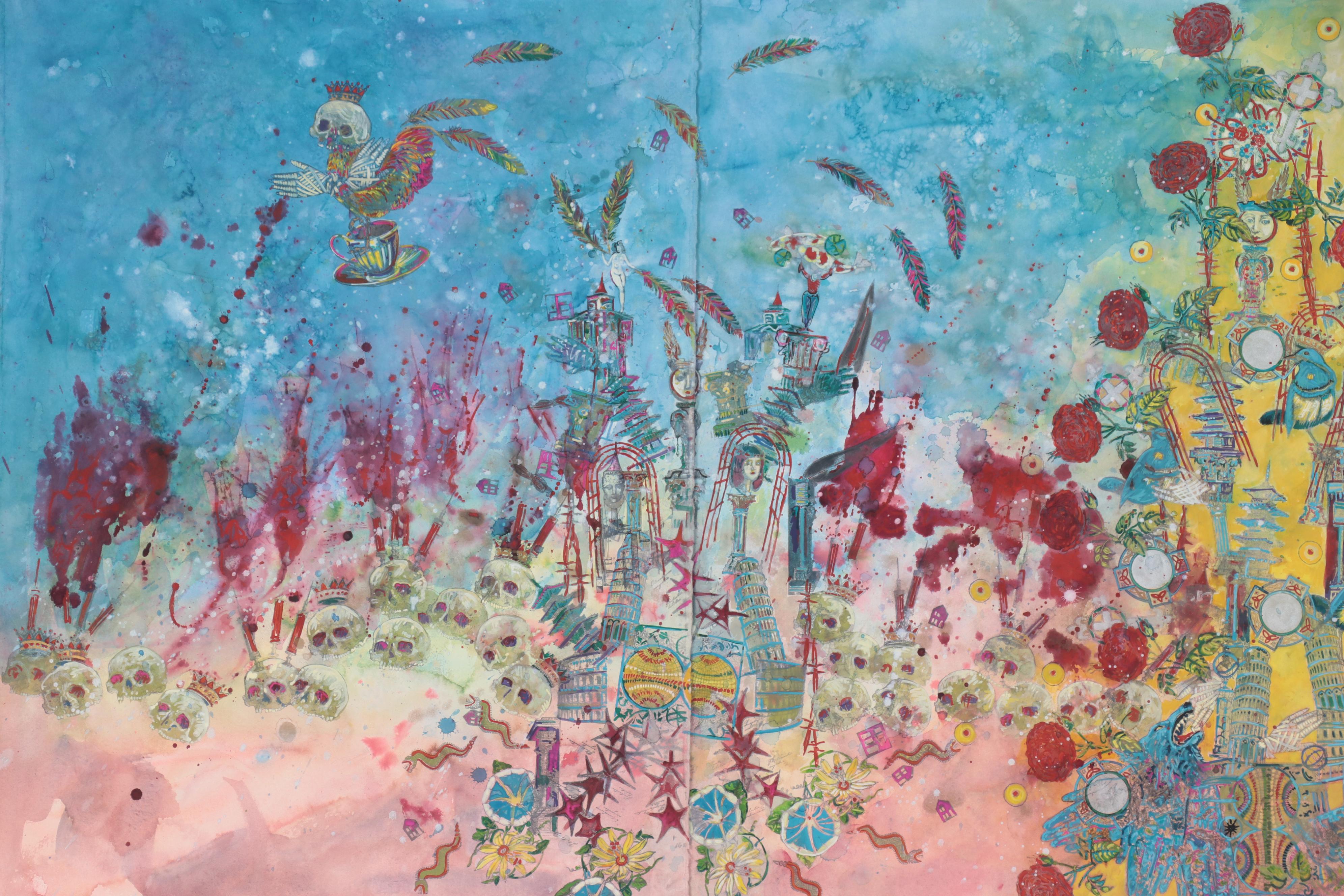 Sarah Roush Mixed Media Painting