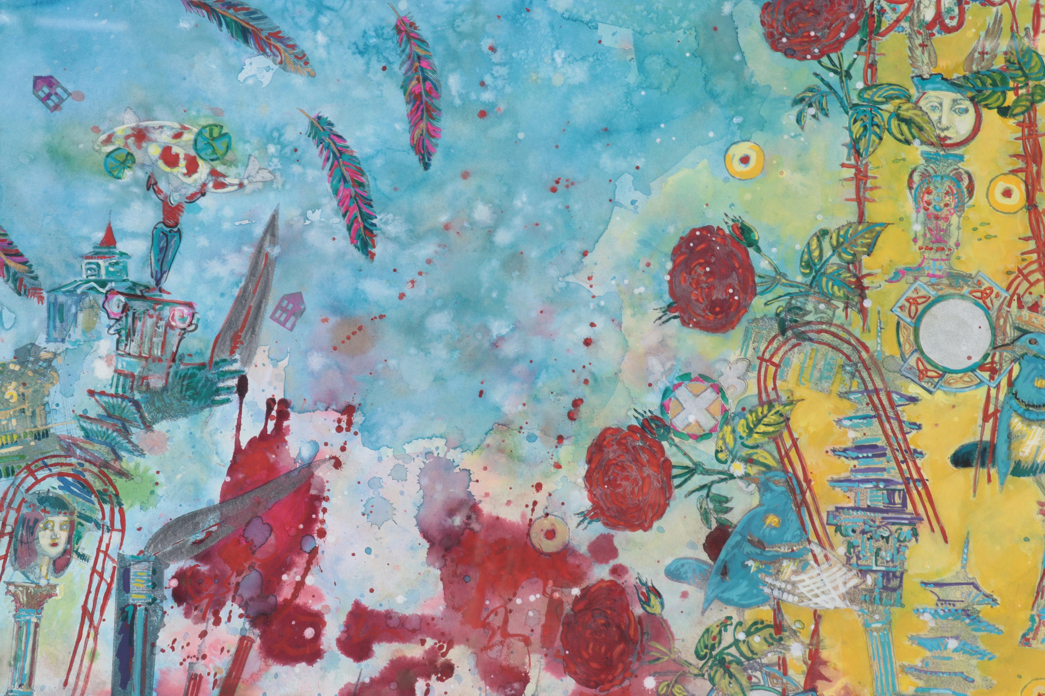 Sarah Roush Mixed Media Painting