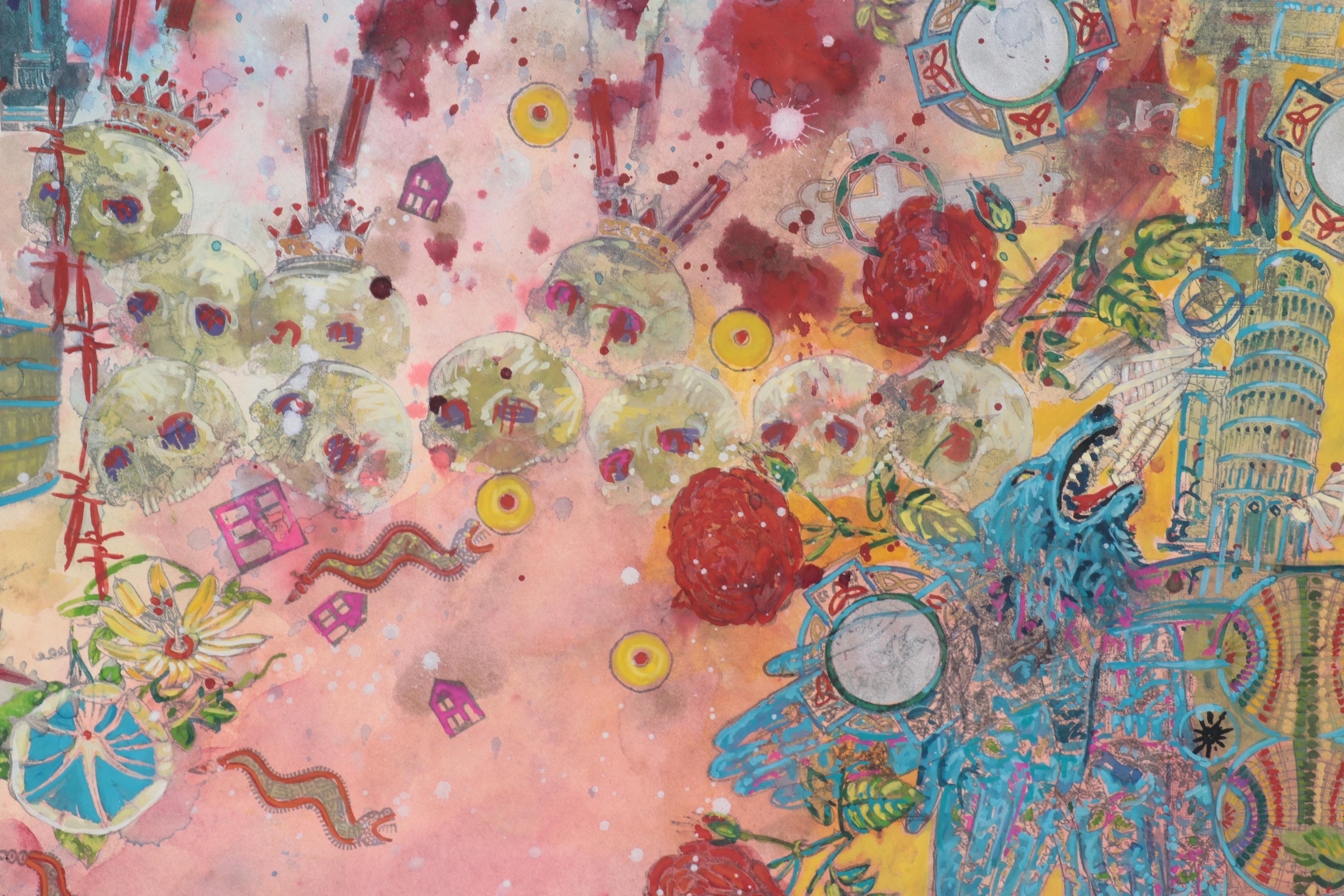 Sarah Roush Mixed Media Painting