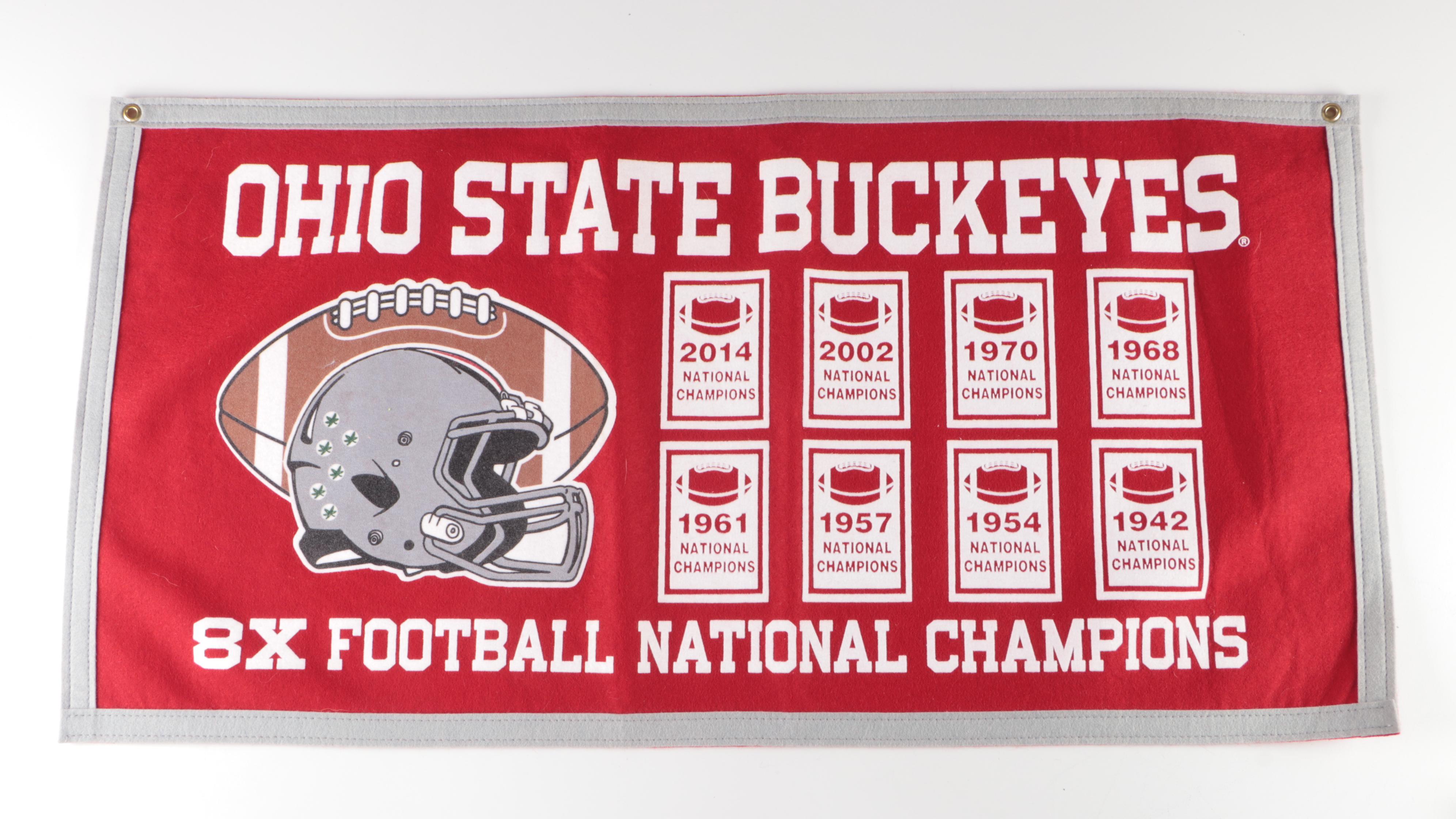 OSU Football NCAA National Championship Banner, Gator Bowl Pennant and More