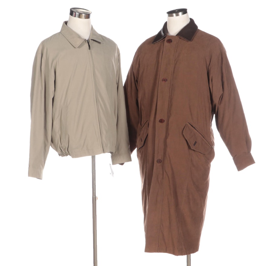 Men's Claiborne and Rainforest Canvas Coats