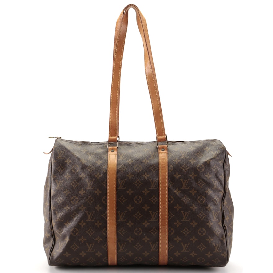 Louis Vuitton Flanerie 45 Shoulder Bag in Monogram Canvas and Vachetta Leather