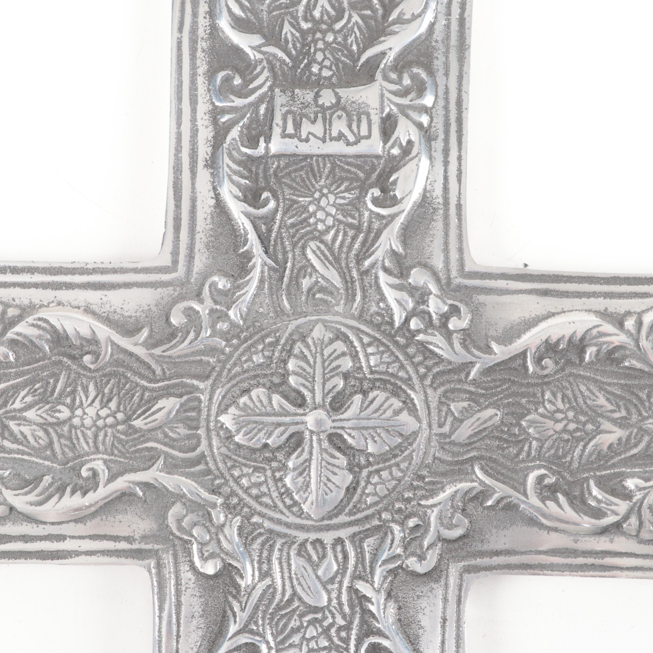Cast Composite and Metal Decorative Wall Crosses