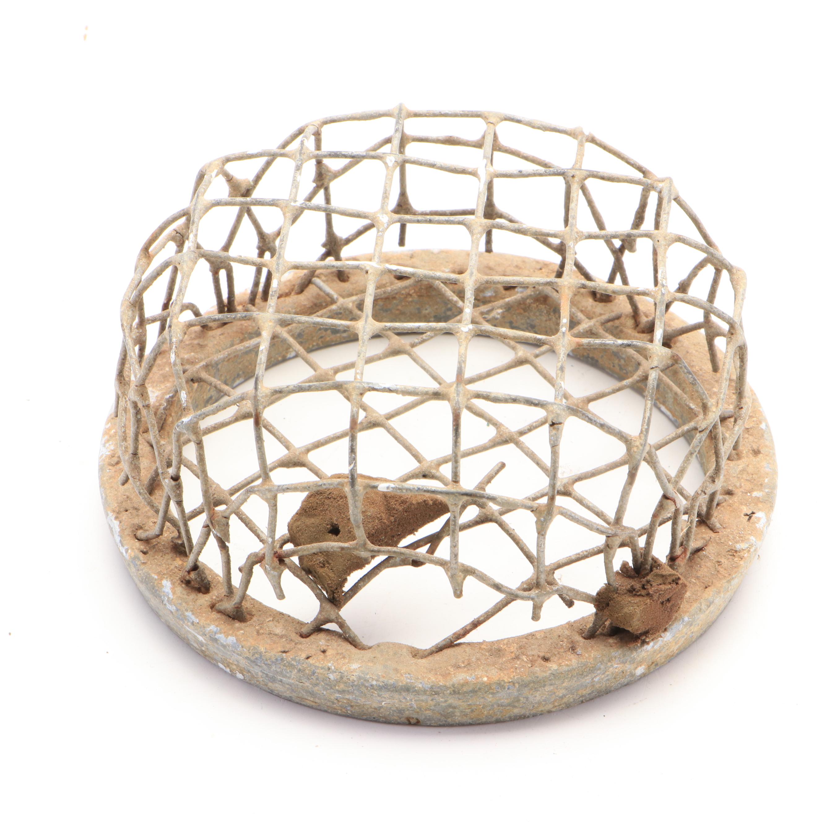 Dazey Flower Holder Co. with Other Metal Cage and Hairpin Flower Frogs