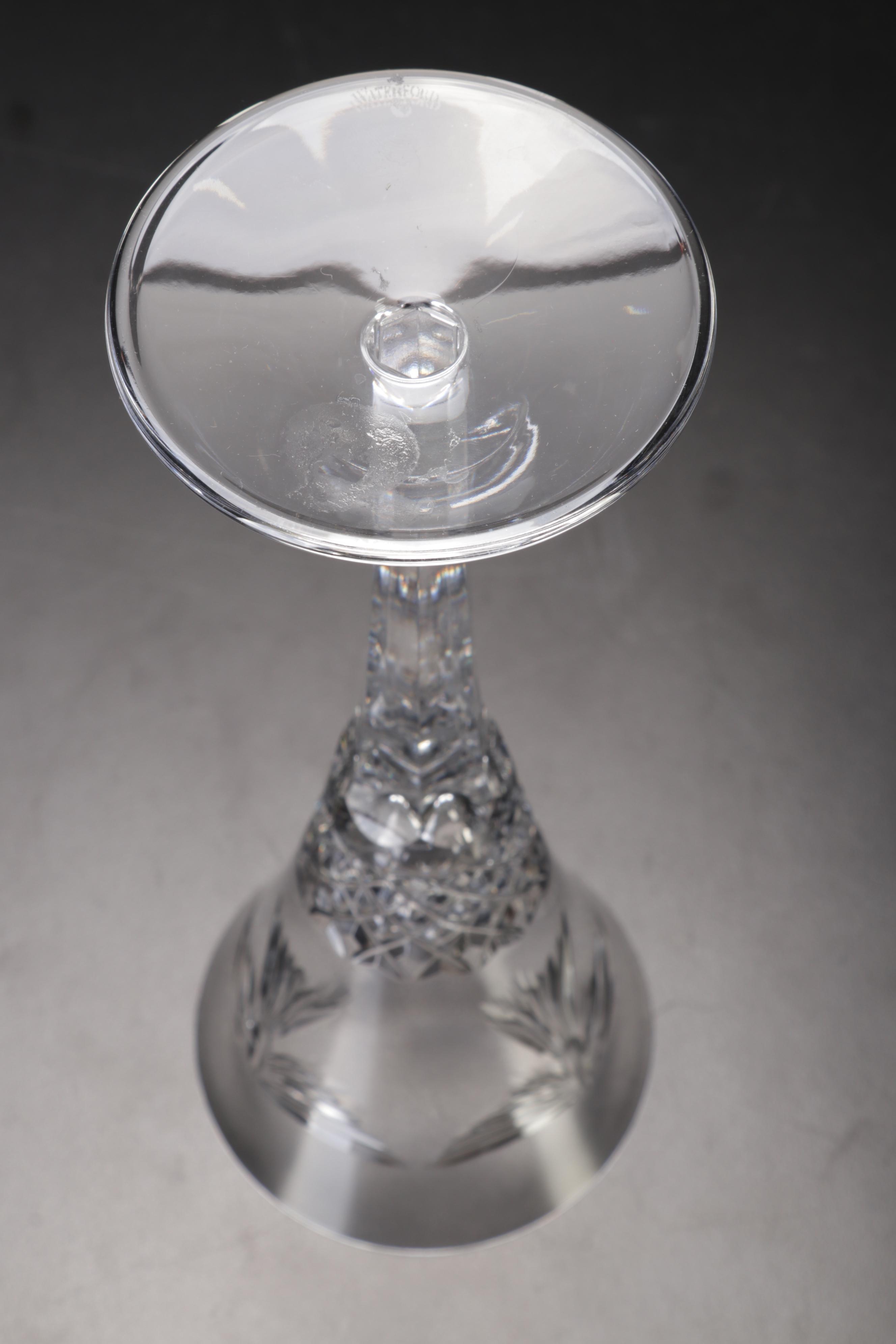 Waterford Crystal "Peace" Millenium Series Champagne Flutes