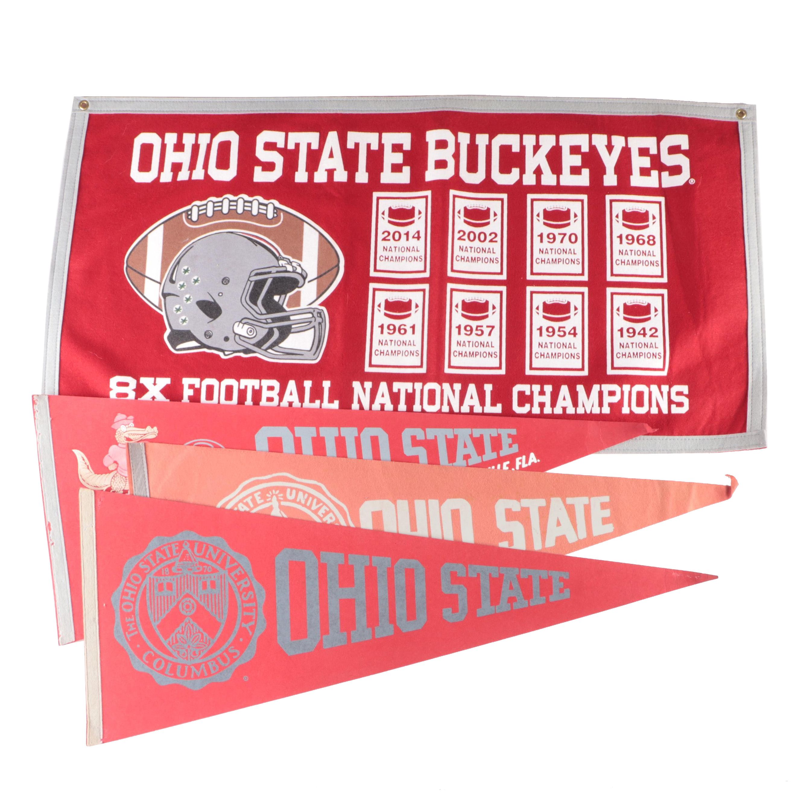 OSU Football NCAA National Championship Banner, Gator Bowl Pennant and More