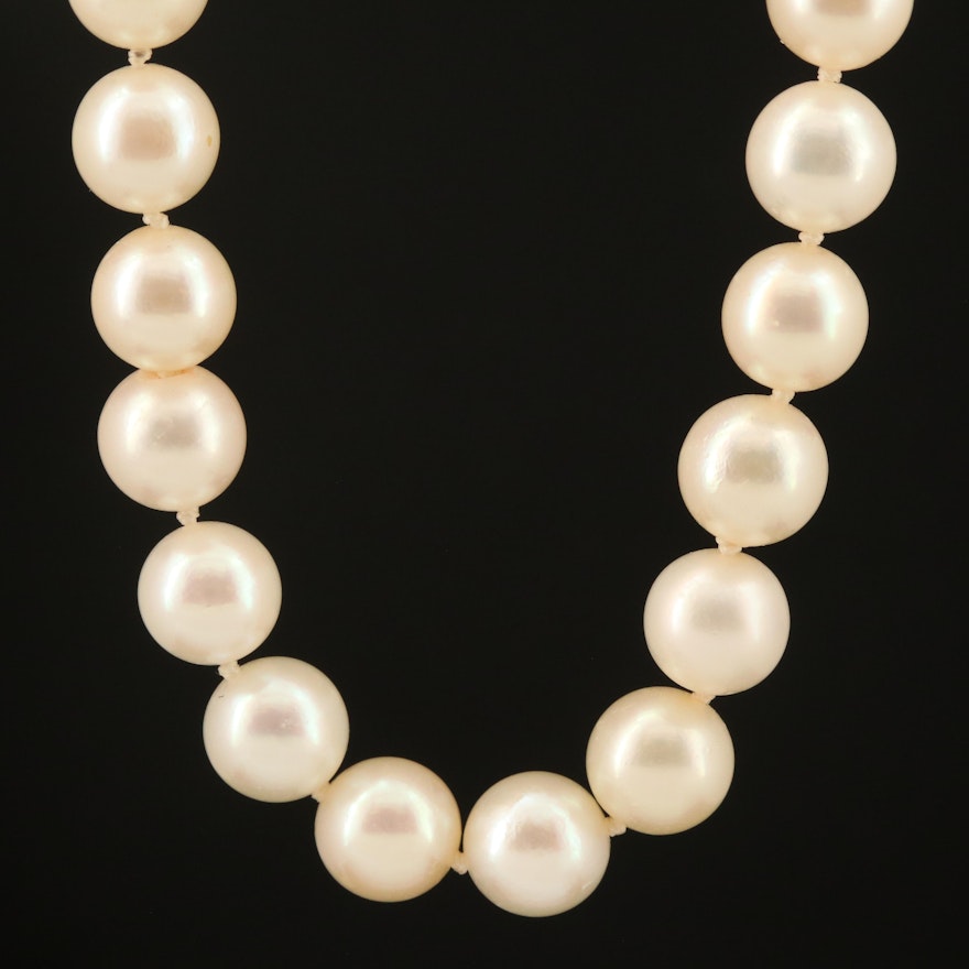 Pearl Convertible Necklaces with 14K Clasp