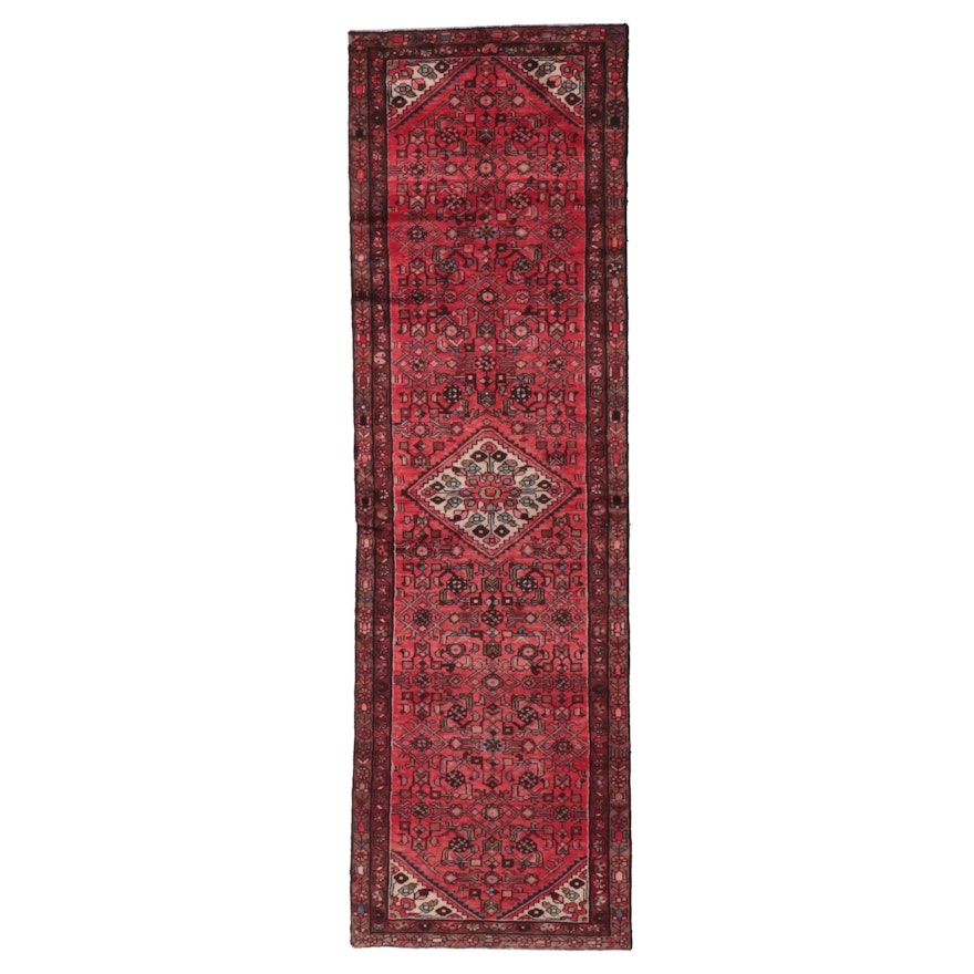 3'1 x 10'3 Hand-Knotted Persian Hamadan Long Rug