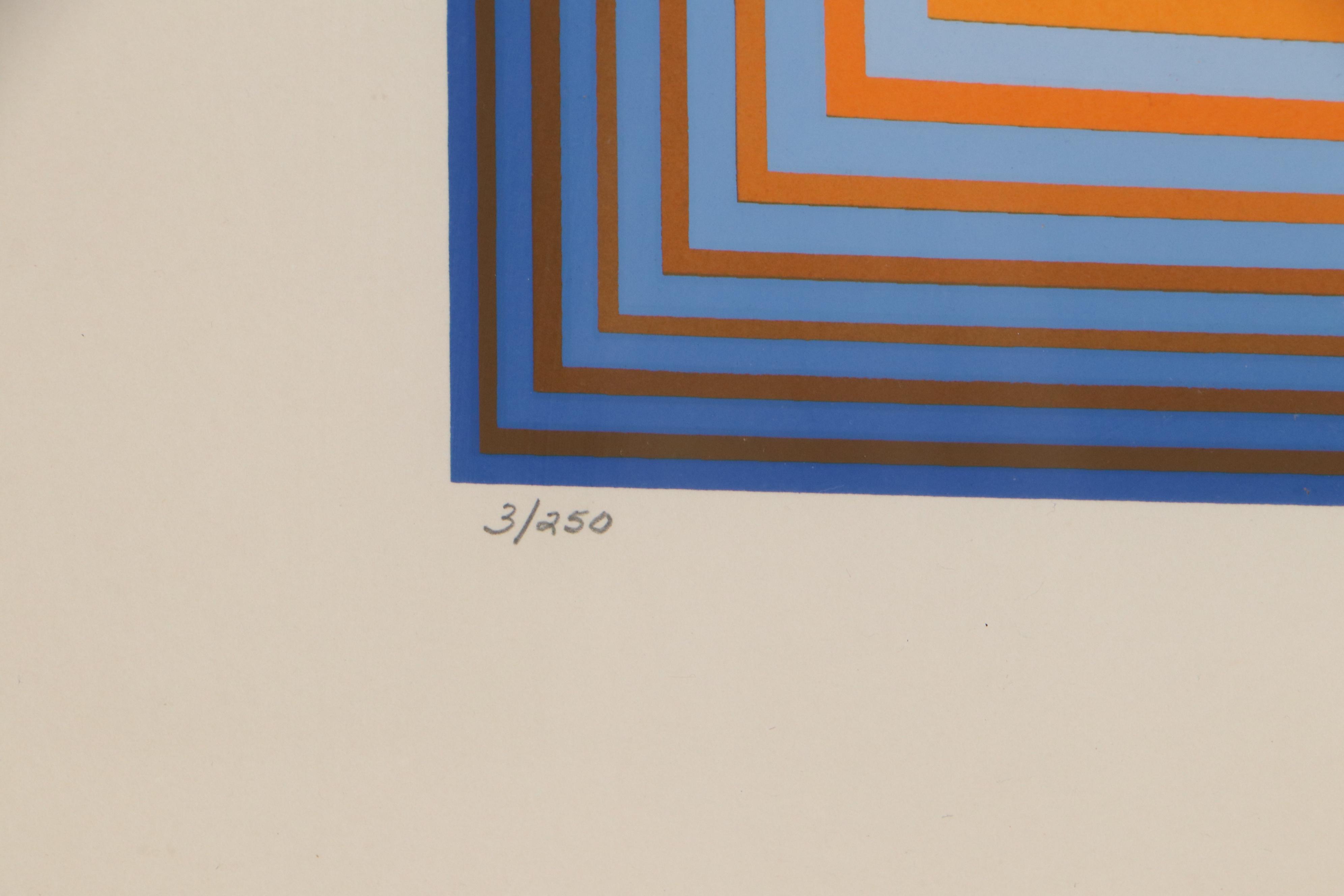 Victor Vasarely Serigraph "Bi-Rhombs," 1977