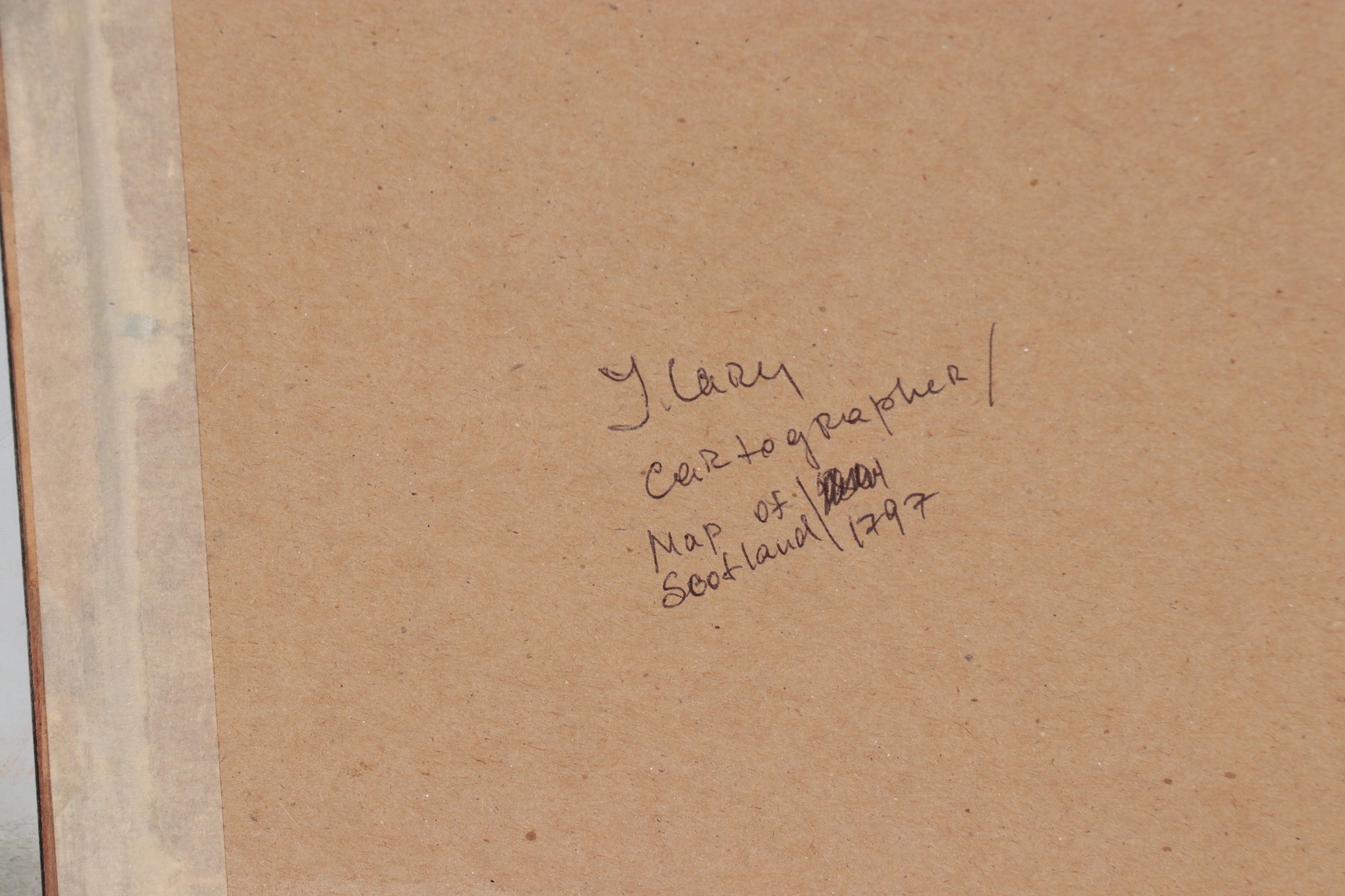 John Cary Engraving Map of Northern Scotland, Early 19th Century