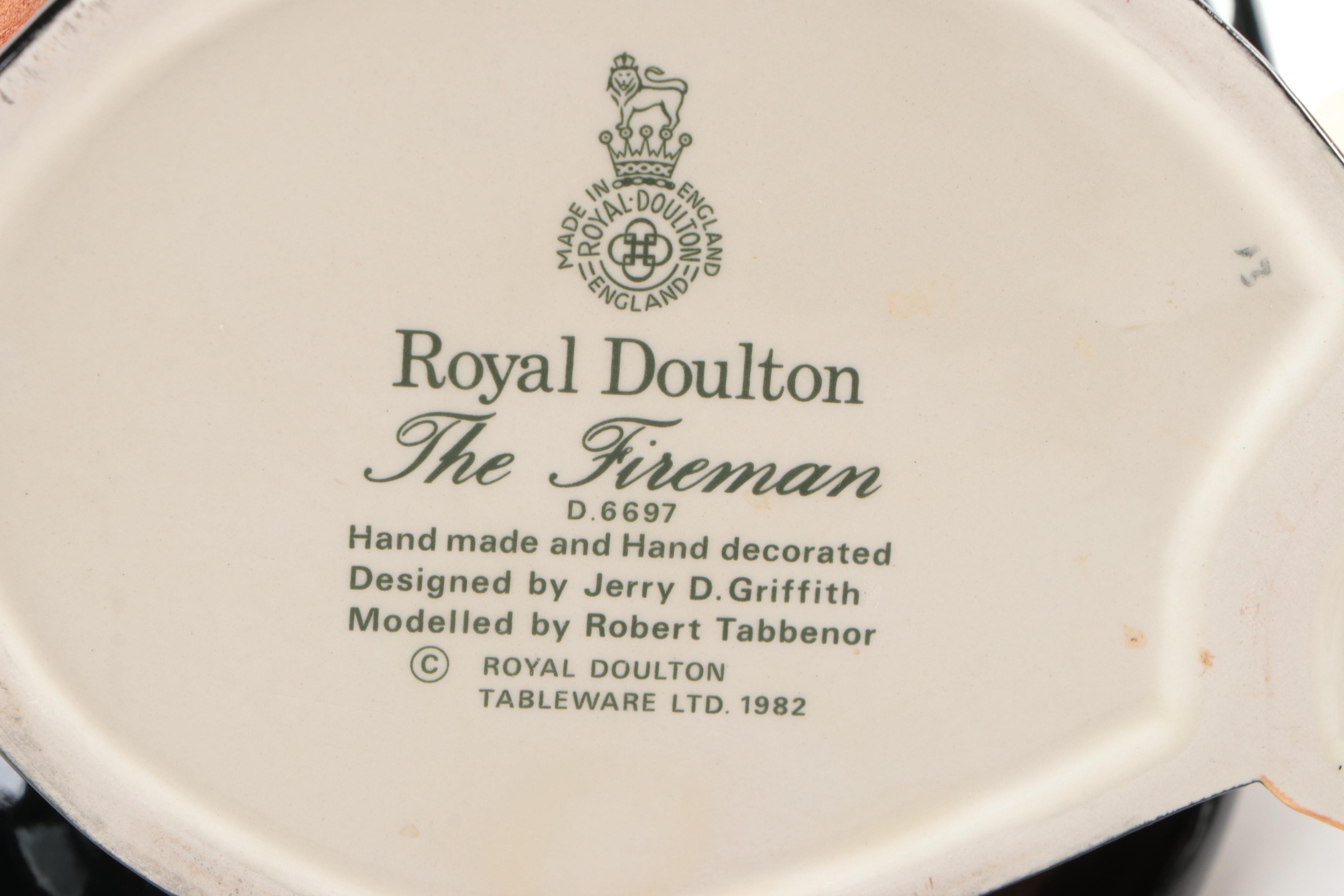 Royal Doulton "The Sleuth," "Capt Ahab," and More Character Jugs