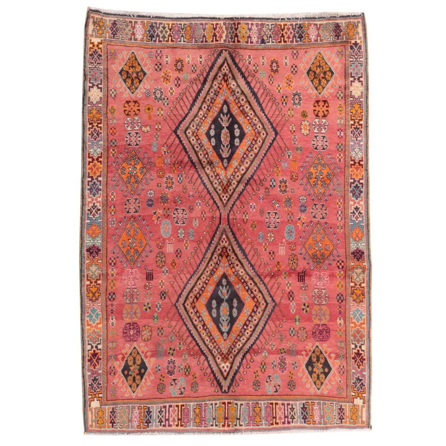 5'5 x 7'10 Hand-Knotted Persian Qashqai Area Rug