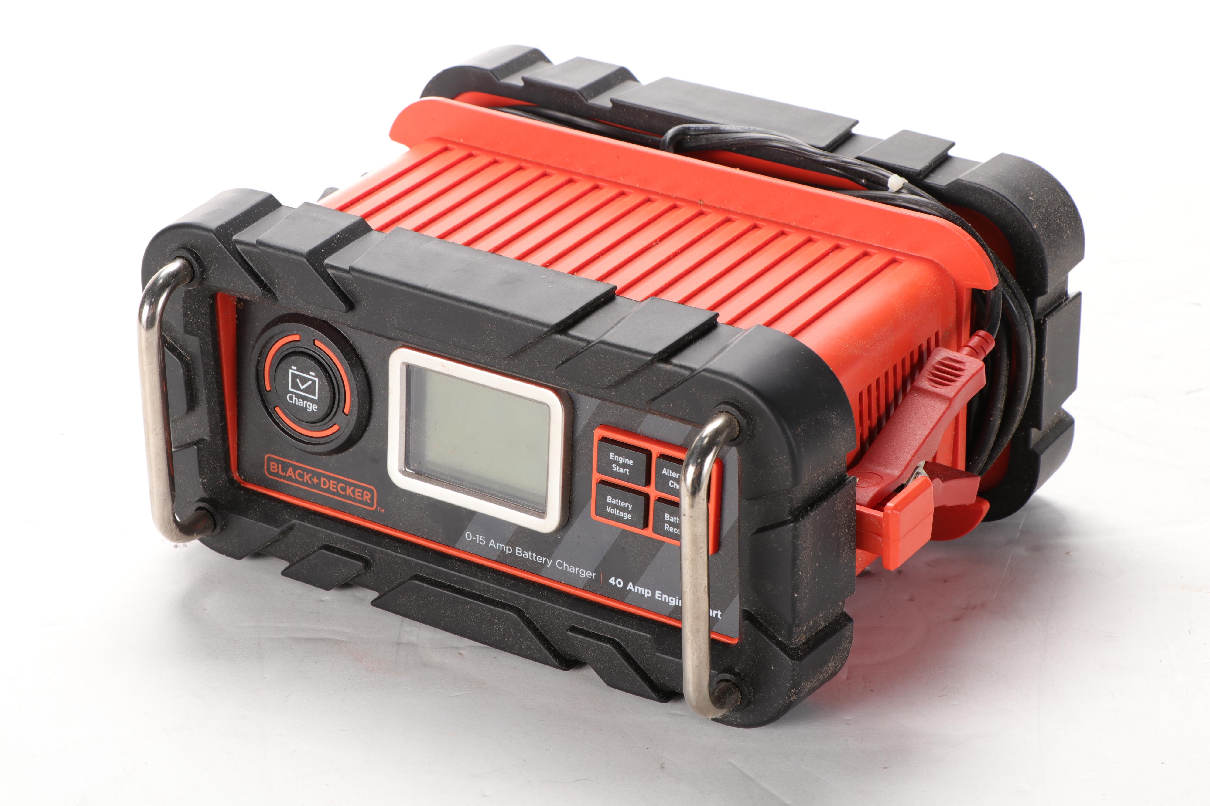 Black + Decker Jump-Starter, 40 Amp Engine Start, Kobalt Inflator, More