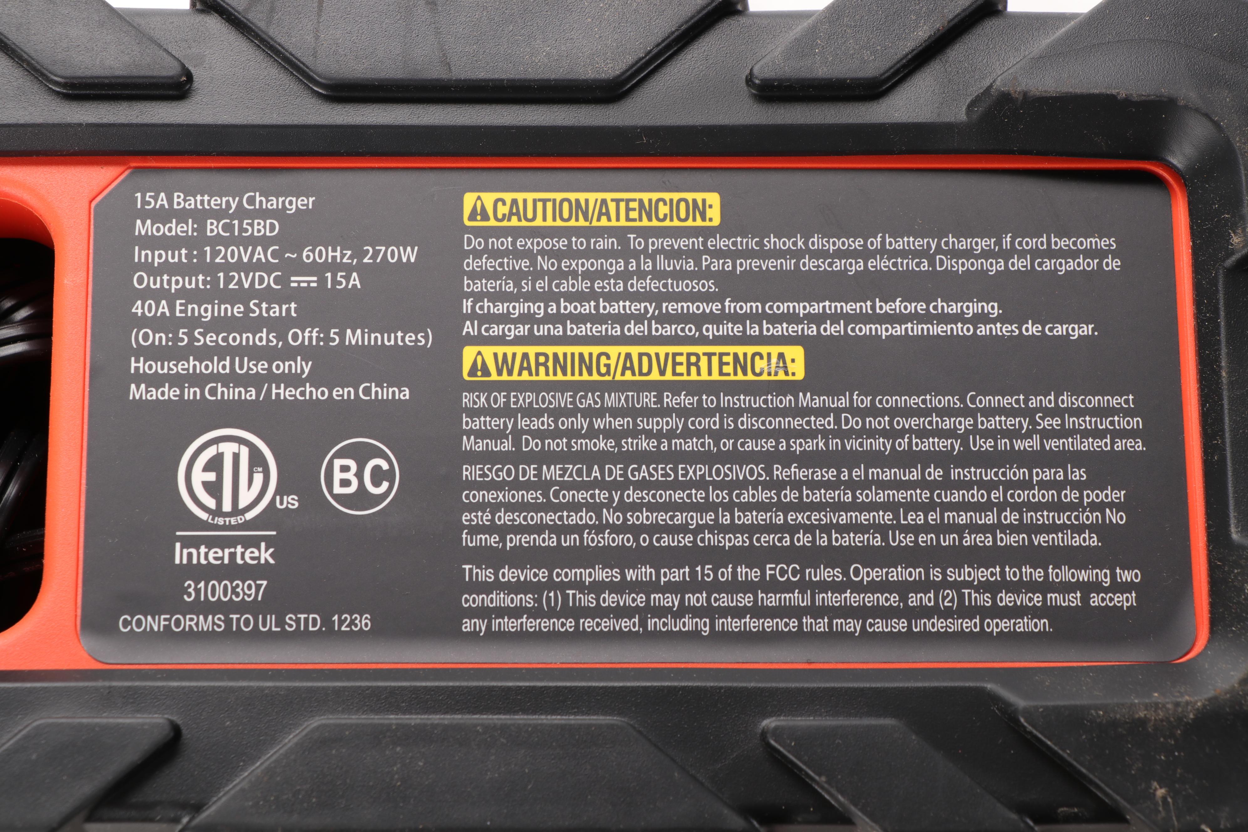 Black + Decker Jump-Starter, 40 Amp Engine Start, Kobalt Inflator, More