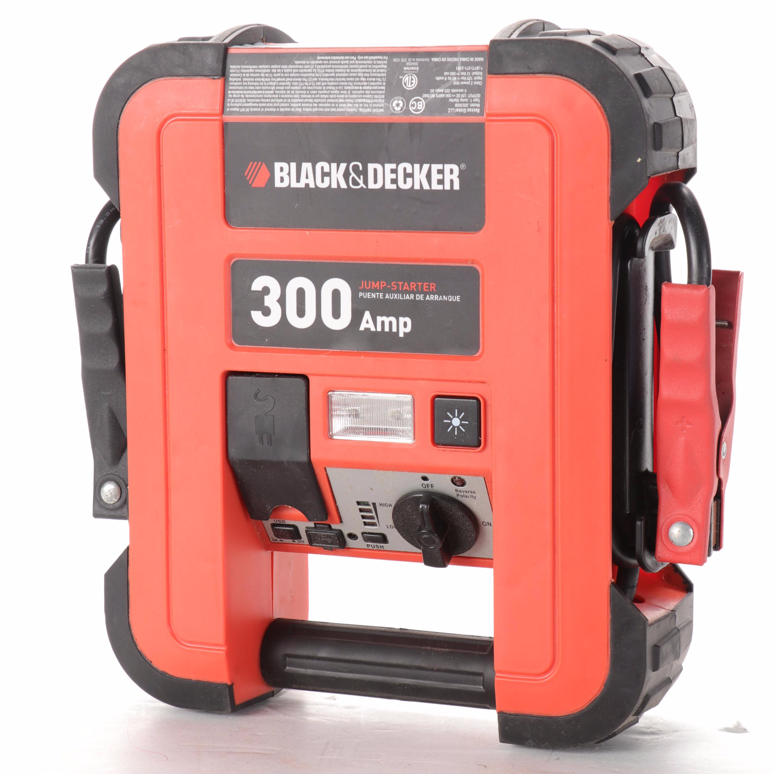 Black + Decker Jump-Starter, 40 Amp Engine Start, Kobalt Inflator, More