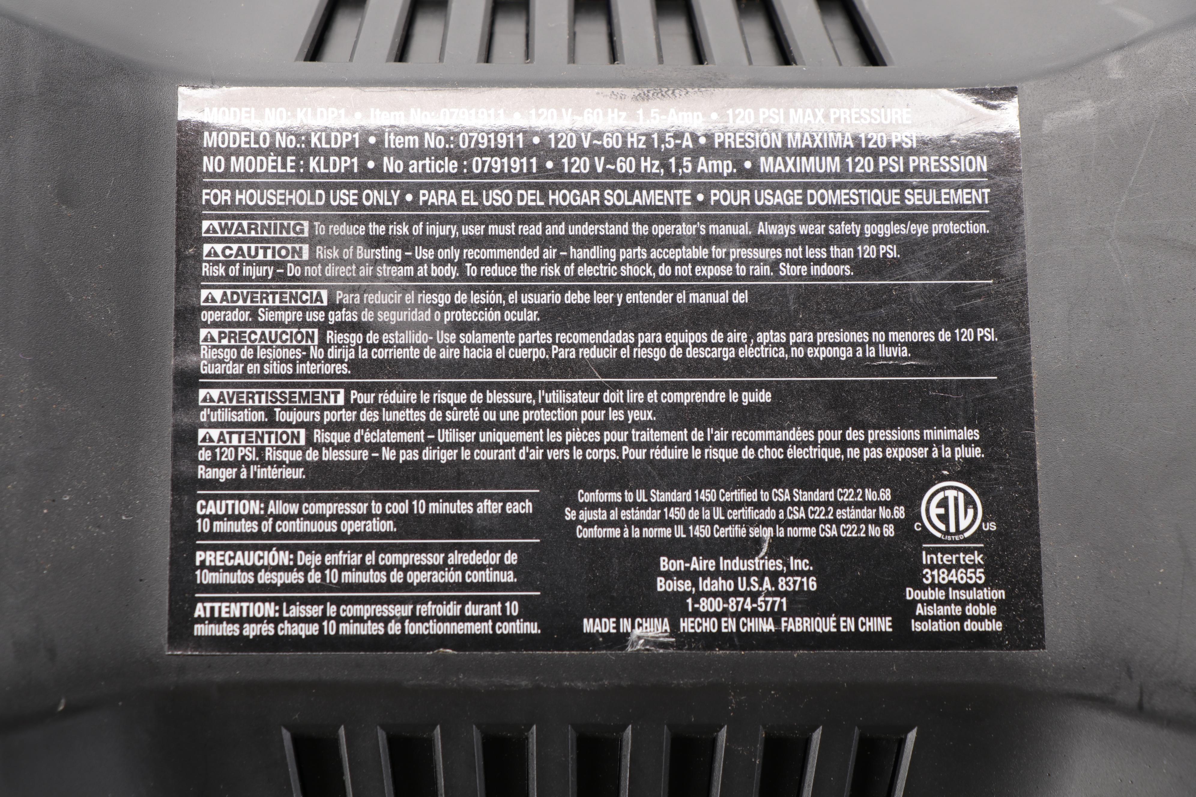 Black + Decker Jump-Starter, 40 Amp Engine Start, Kobalt Inflator, More