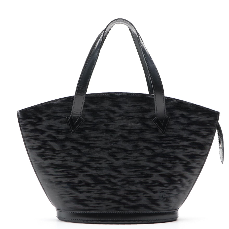 Louis Vuitton St. Jacques Bag in Black Epi Leather