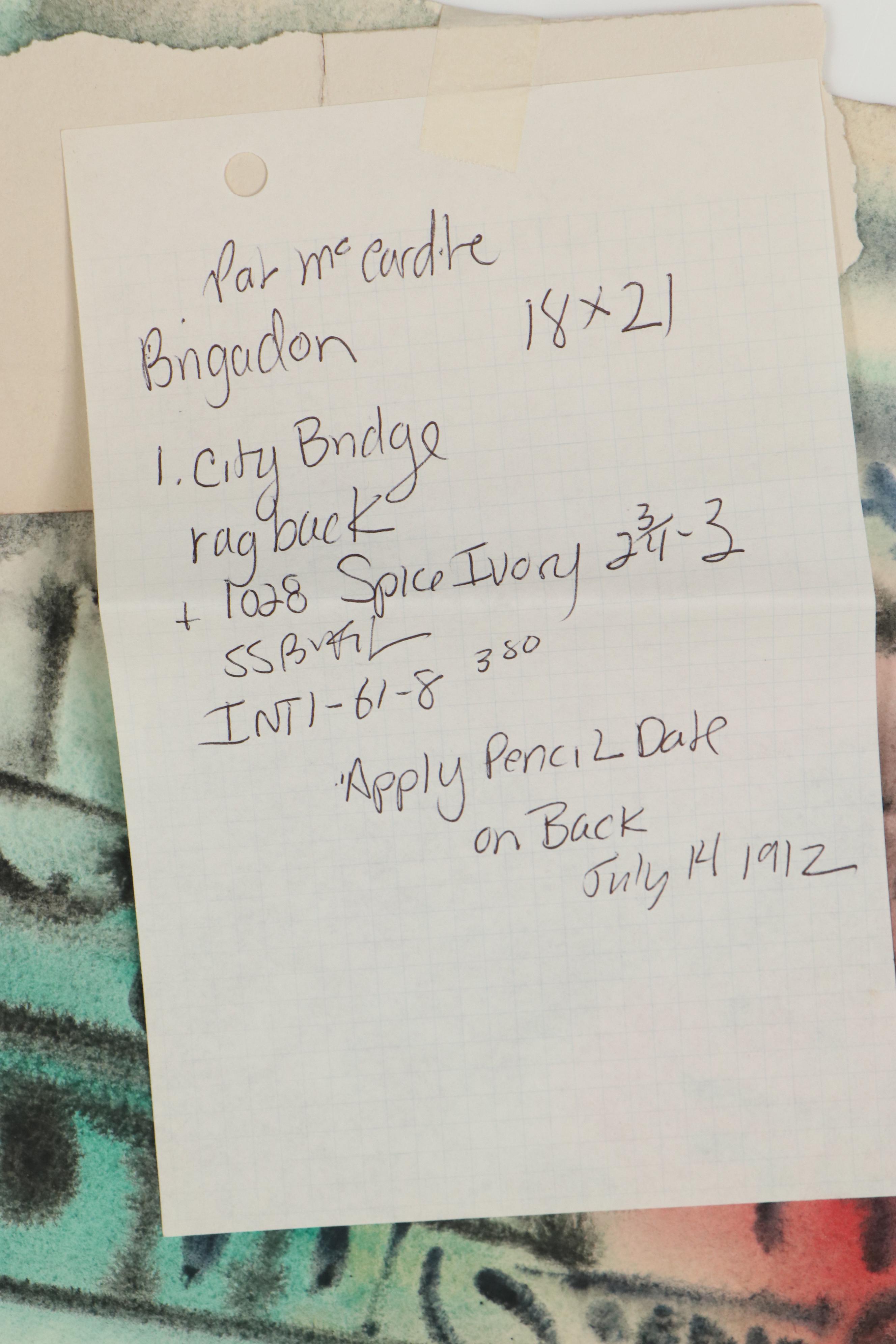 Esther Phillips Cityscape Watercolor Painting