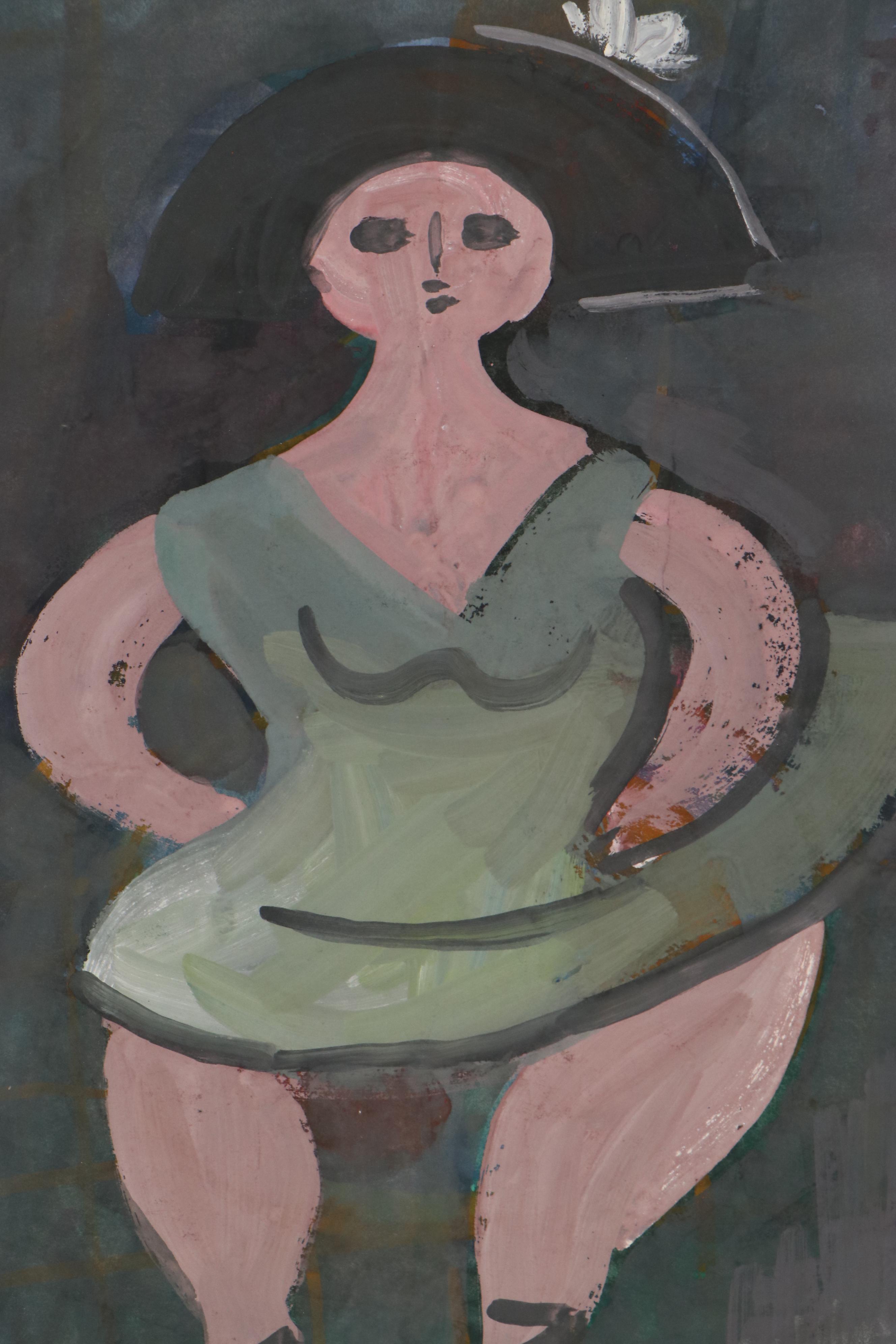 Esther Phillips Portrait and Landscape Watercolor Paintings, 1952