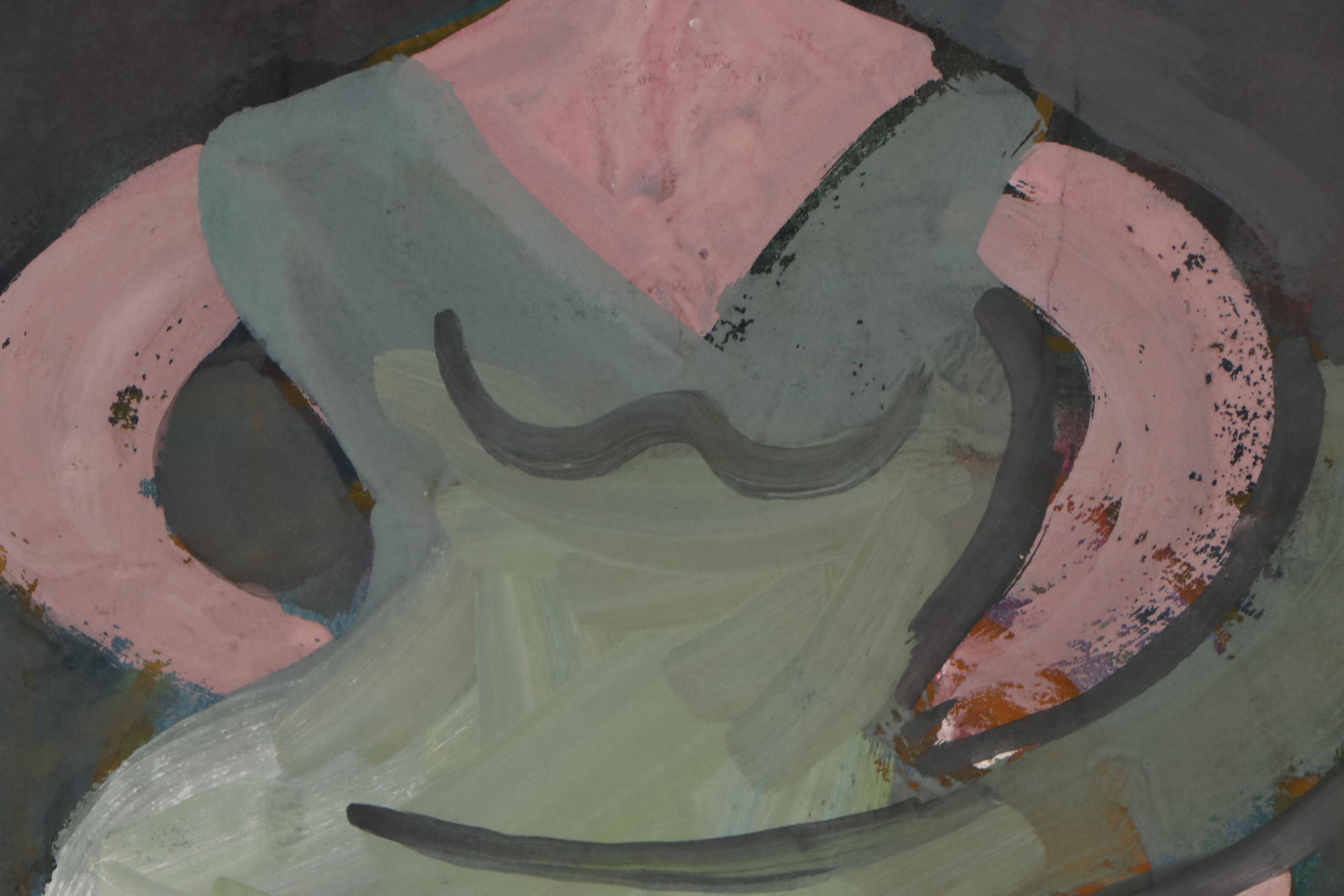 Esther Phillips Portrait and Landscape Watercolor Paintings, 1952