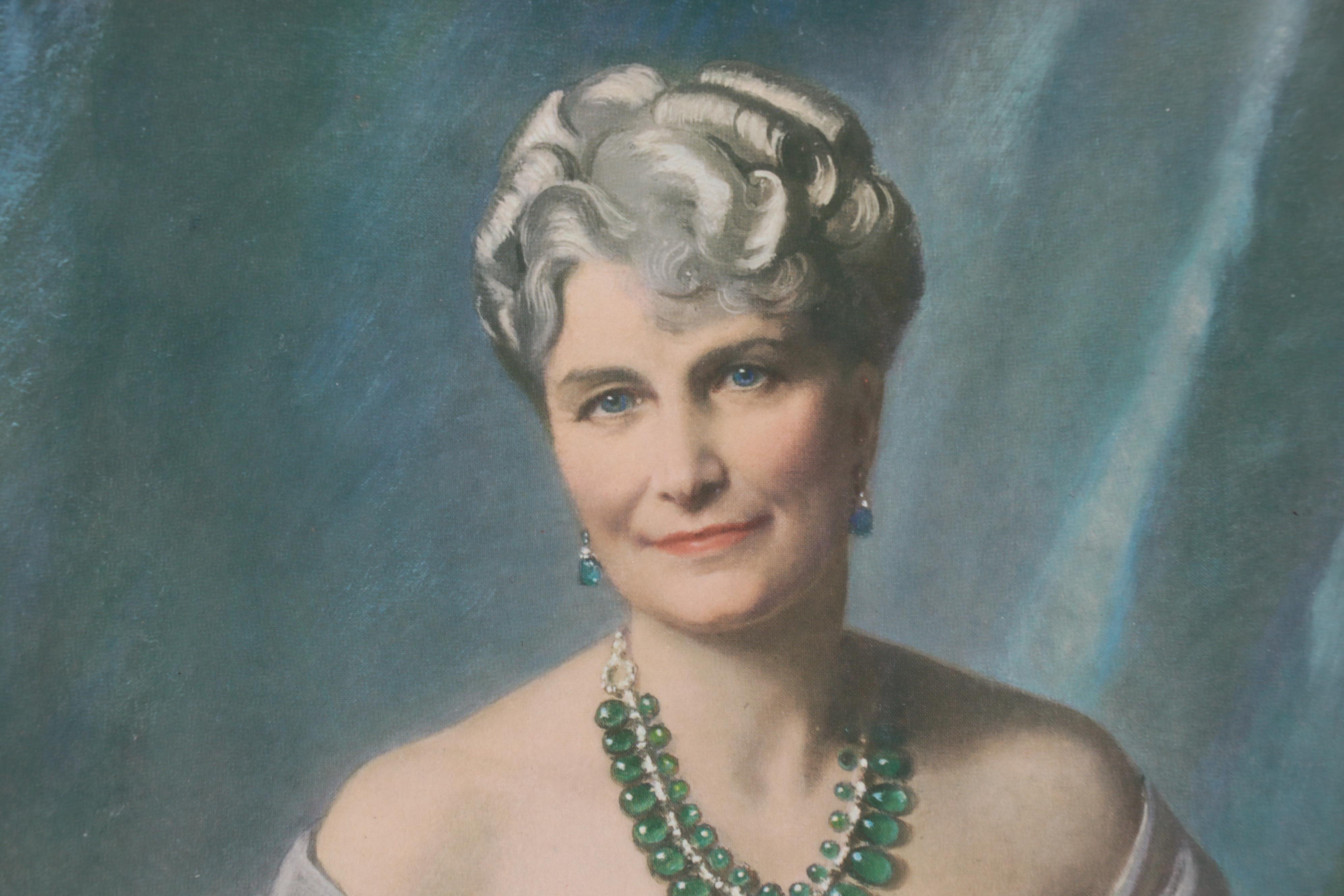 Francis Owen Salisbury Offset Lithographs "Marjorie Merryweather Post"