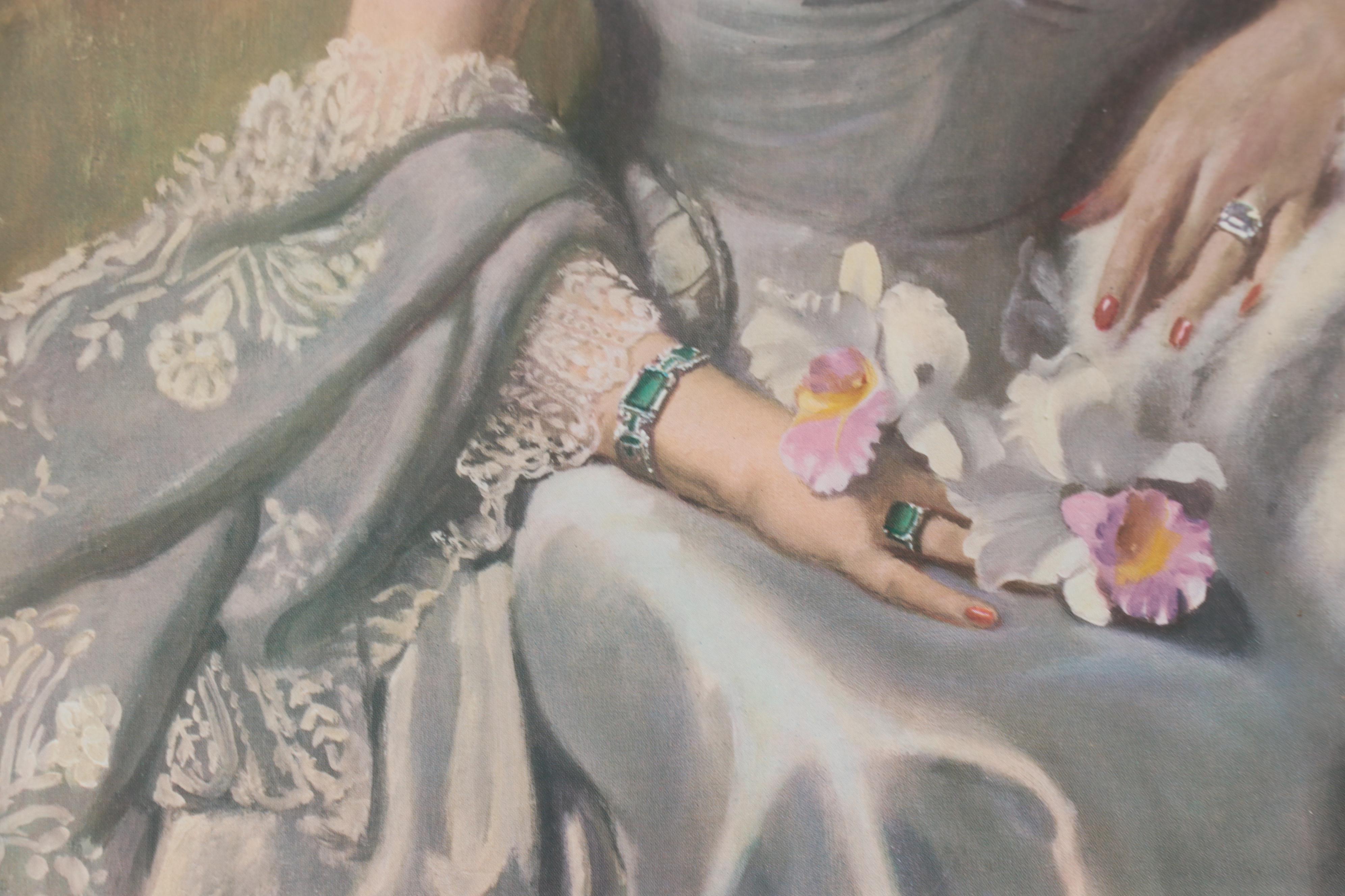 Francis Owen Salisbury Offset Lithographs "Marjorie Merryweather Post"