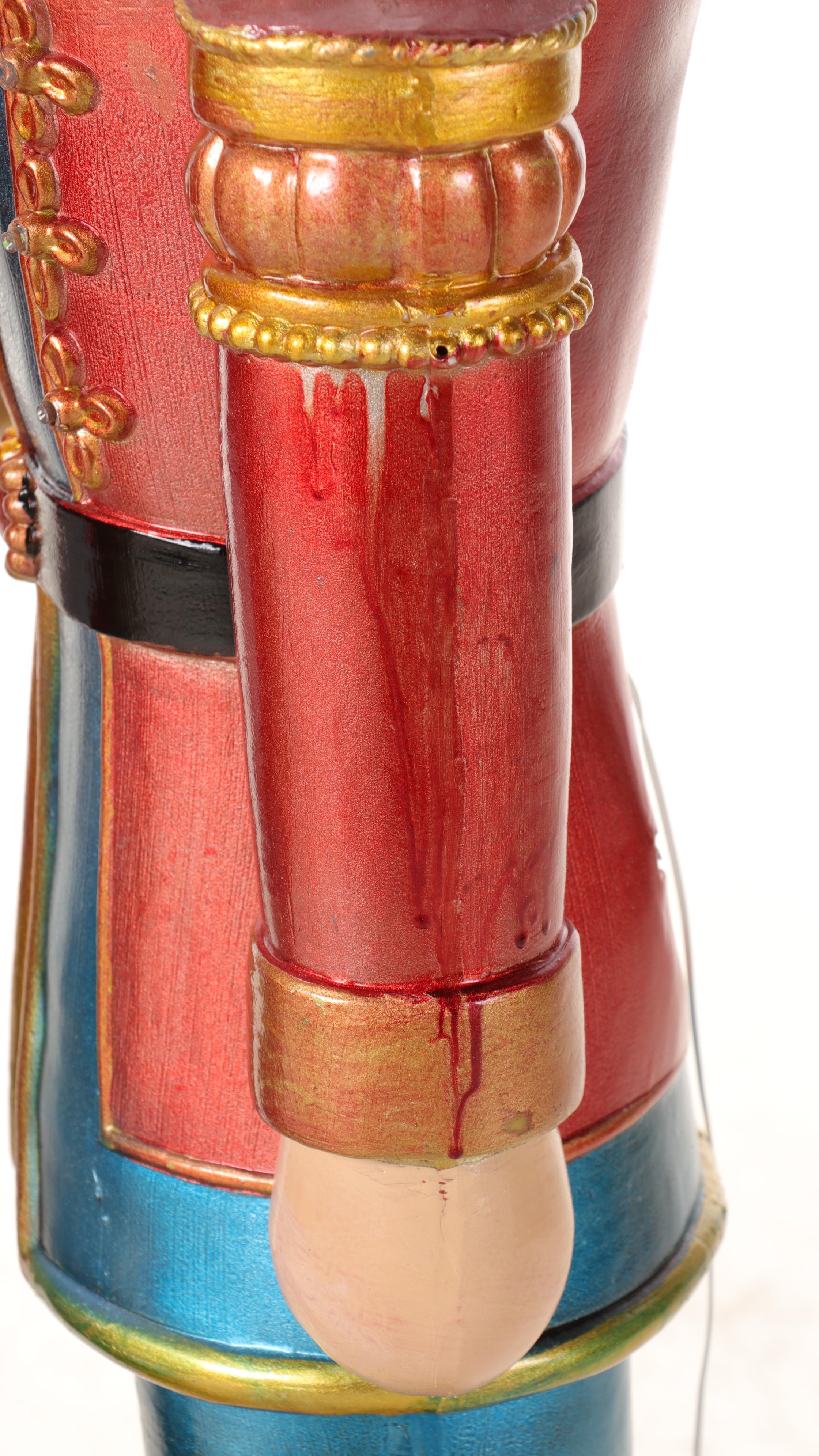 LED Battery Operated "Merry Christmas" Nutcrackers