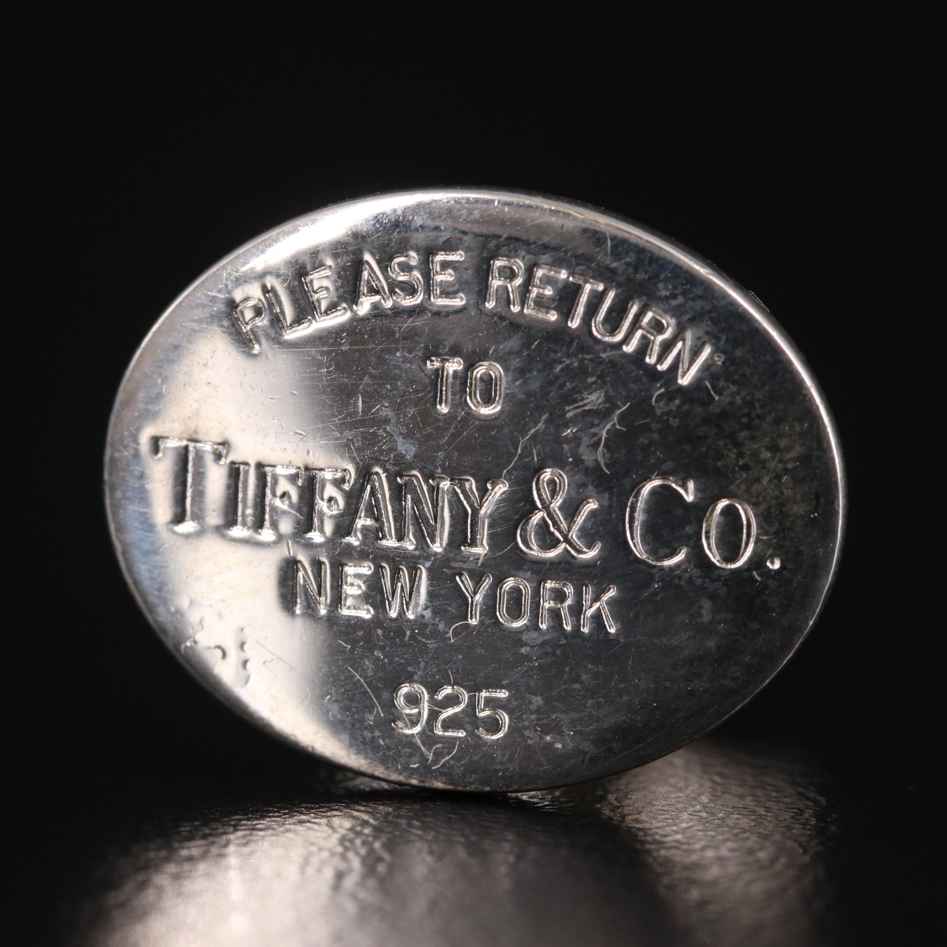 Tiffany & Co. "Return to Tiffany" Sterling Cufflinks