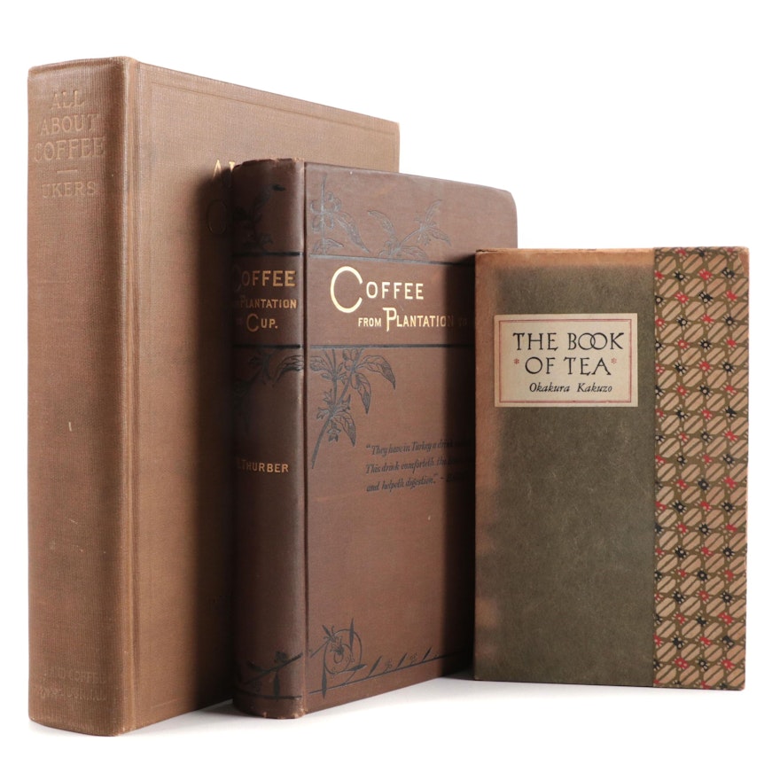 "The Book of Tea" by Okakura Kakuzo with Other Coffee Reference Books