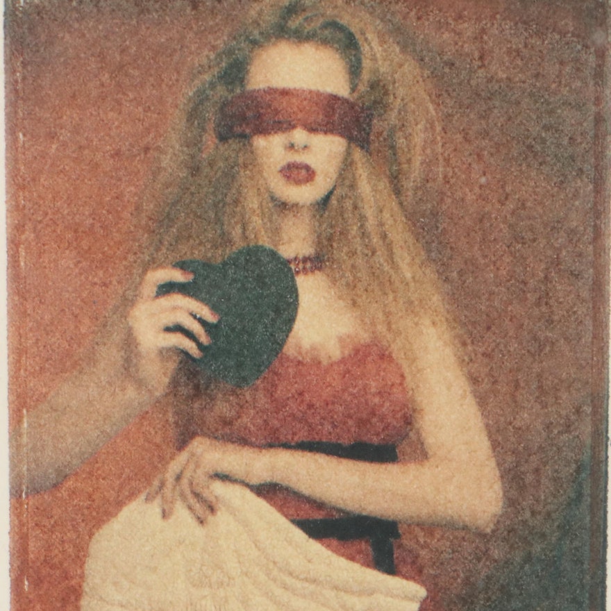 Glenn Hall Polaroid Transfer Portrait, Circa 2000